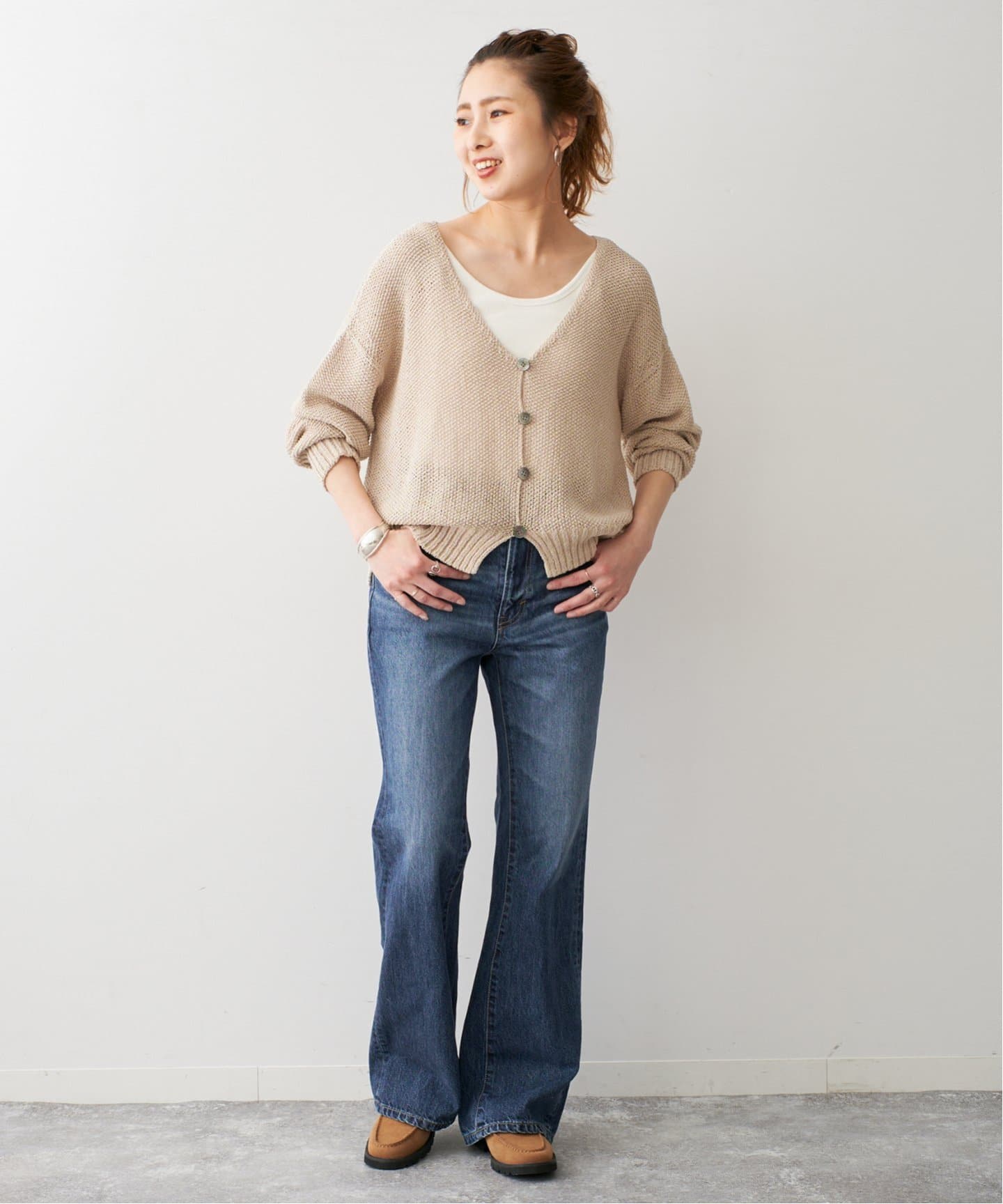 スピックアンドスパン　サムシング　LISA VINTAGE デニムパンツ 追加》SOMETHING / サムシング LISA VINTAGE FLARE（デニム