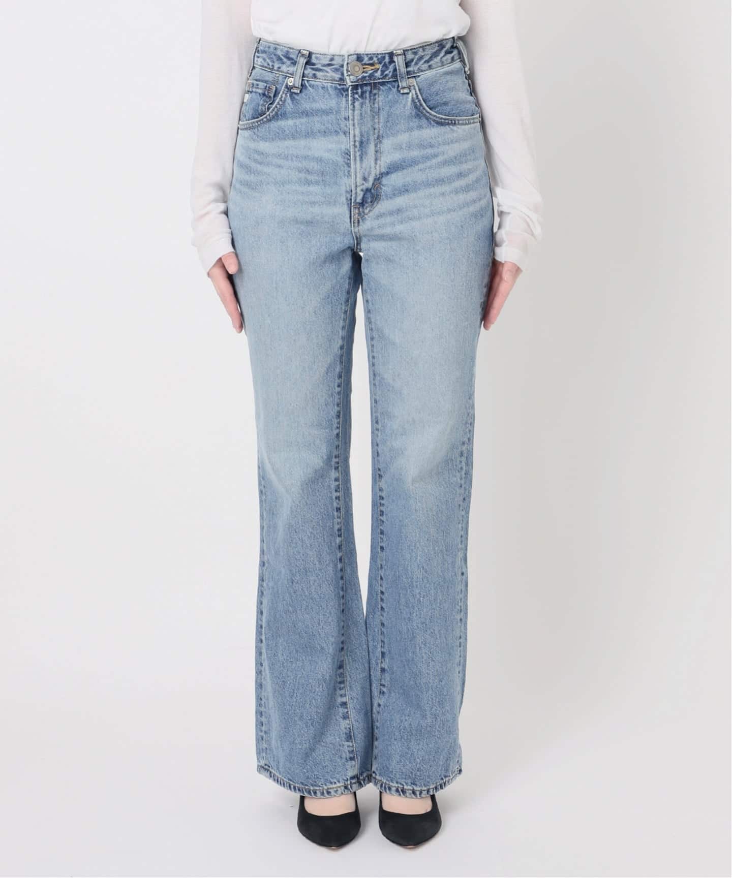 spick&span サムシング LISA VINTAGE FLARE デニム 追加》SOMETHING / サムシング LISA VINTAGE FLARE（デニム