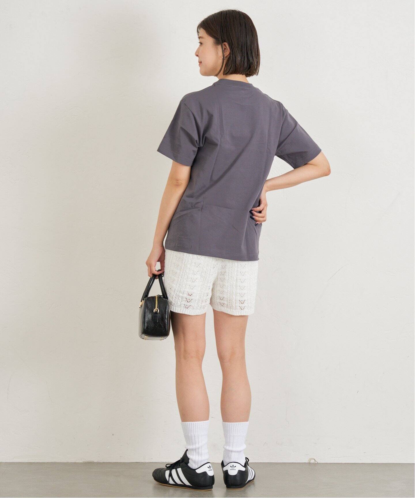 柄編みニットショートパンツ（ショート・ハーフパンツ）｜UBY Spick