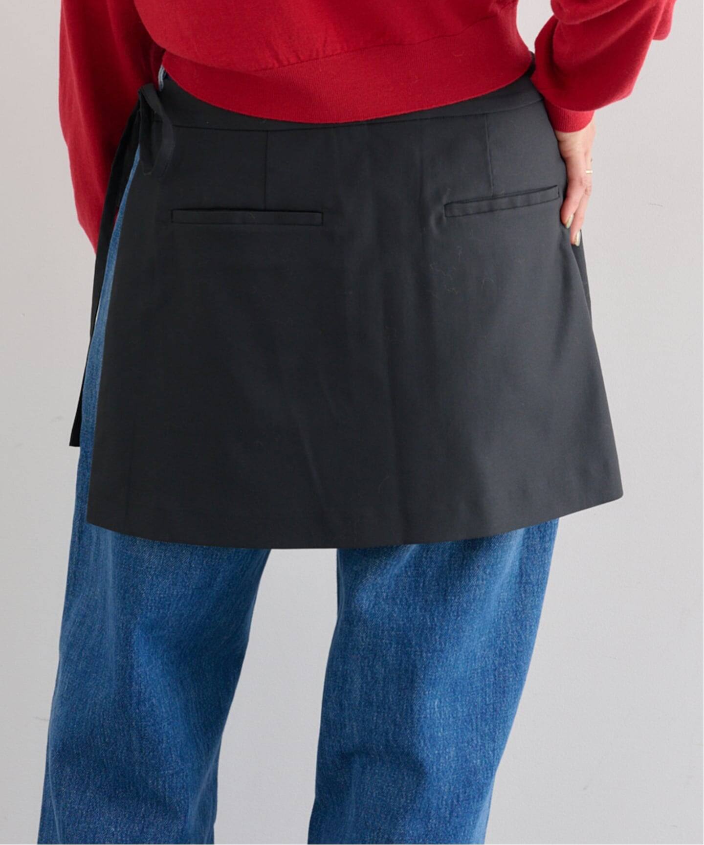 レイヤードラップショートパンツ（ショート・ハーフパンツ）｜U by