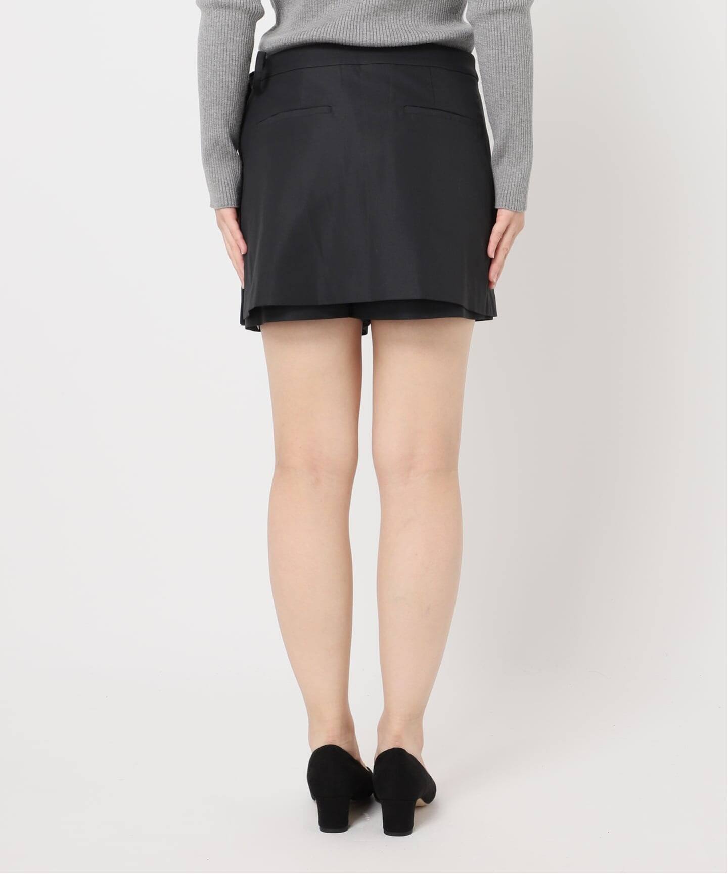 完売品 U by SPICK&SPAN サイドレースショートパンツ レイヤードラップショートパンツ（ショート・ハーフパンツ）｜UBY
