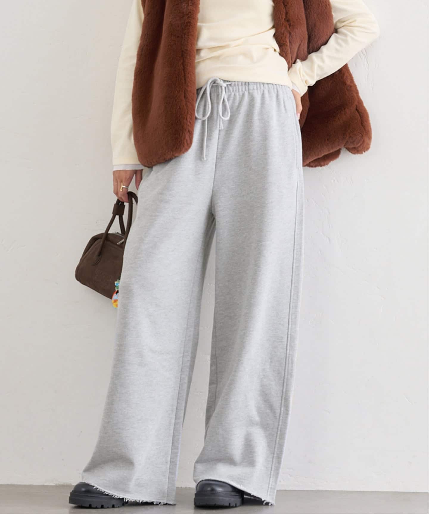 u by spick&span パンツ フロントZIP パンツ（スラックス）｜U by SPICK&SPAN（ユー