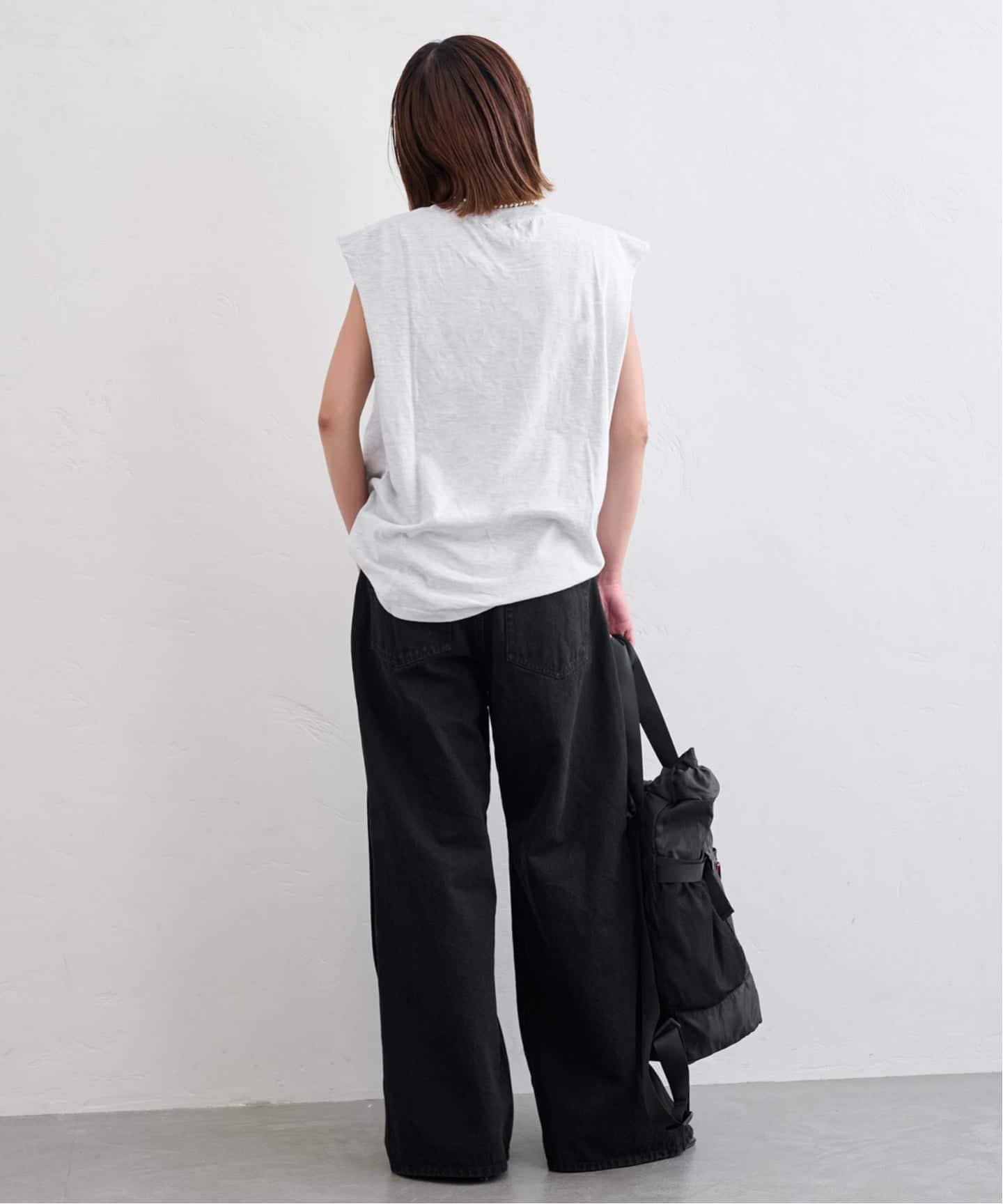 追加》サイドタックワイドデニム（デニムパンツ・ジーンズ）｜U by