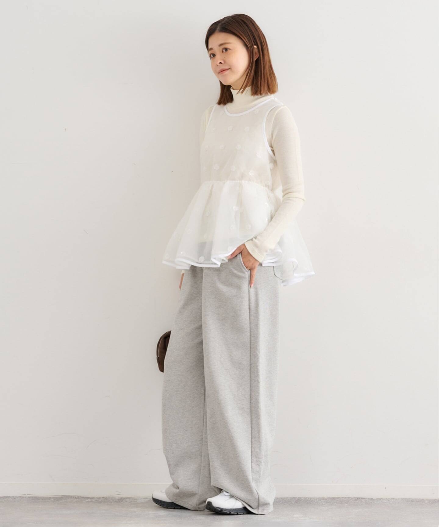 ＊準備中＊ フロントジップスウェットパンツ（スウェットパンツ）｜U by