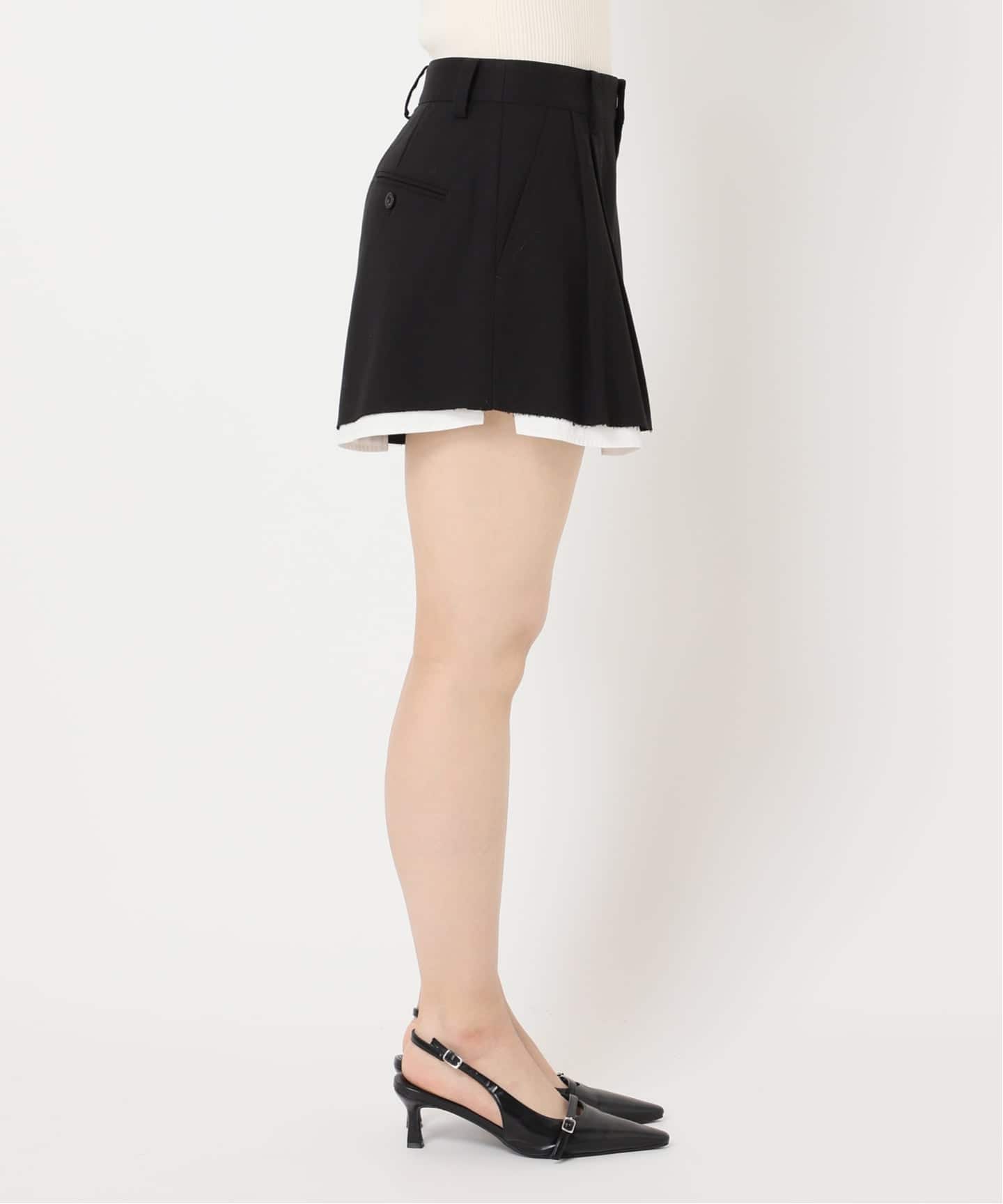 キュロットショートパンツ（ショート・ハーフパンツ）｜U by