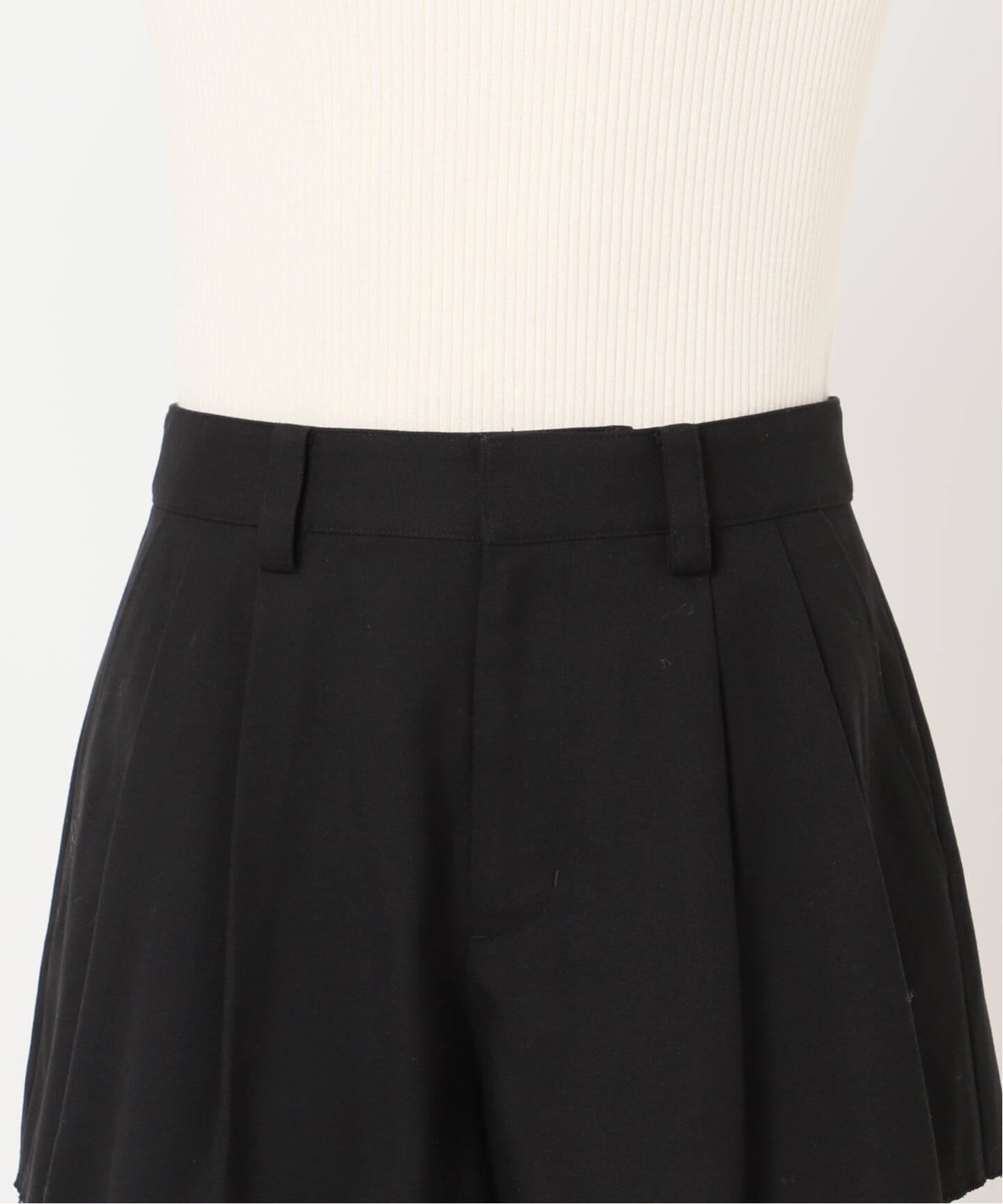 miniさま専用ENFOLD 黒　ショートパンツ　キュロット　38 miniさま専用ENFOLD 黒 ショートパンツ キュロット 38