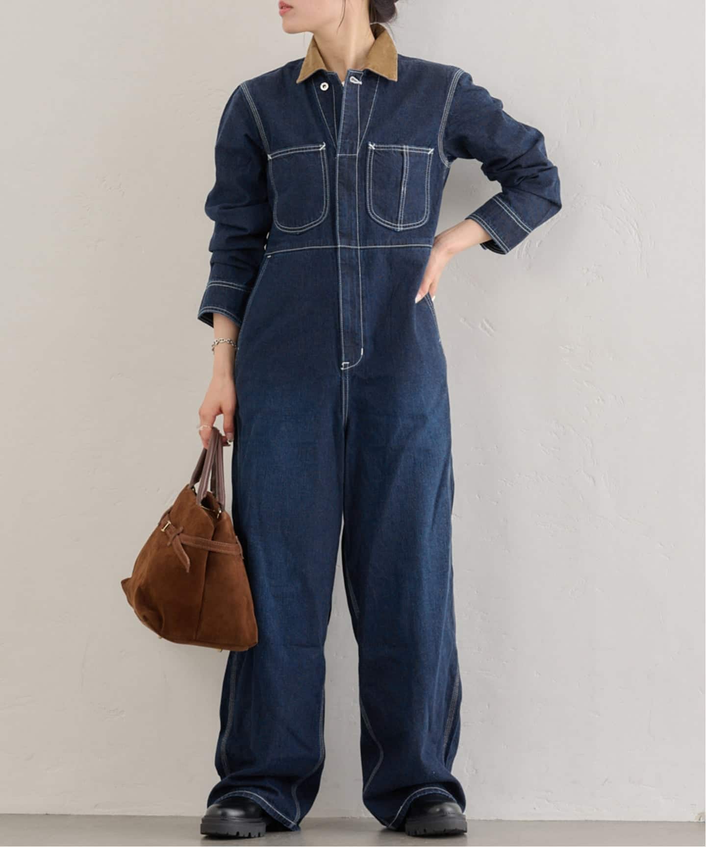 LEE / リー】 別注ジャンプスーツ（つなぎ／オールインワン）｜U by