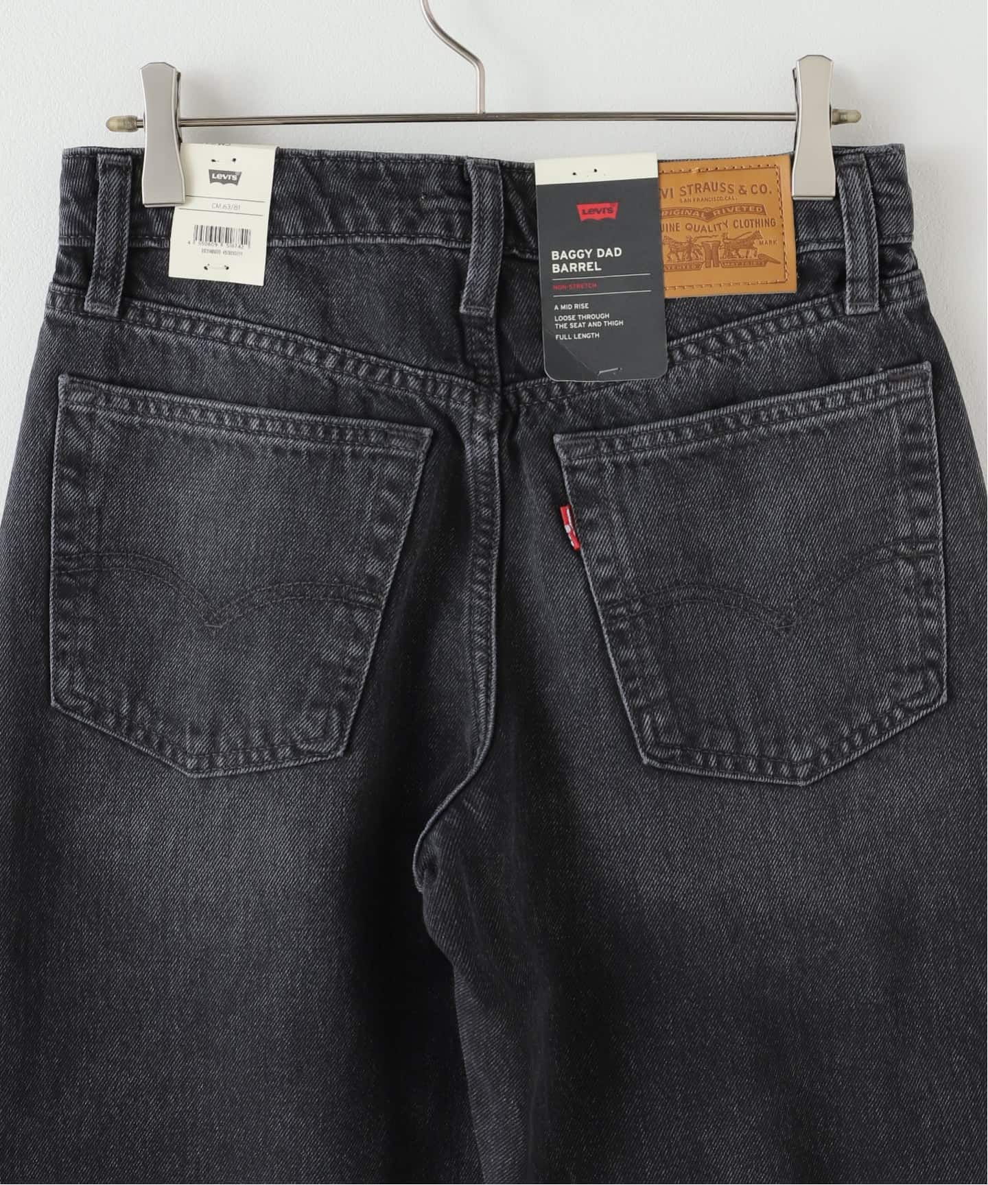 パンツ Levi's 501 faded black baggy denim W32 Levi's 501 faded
