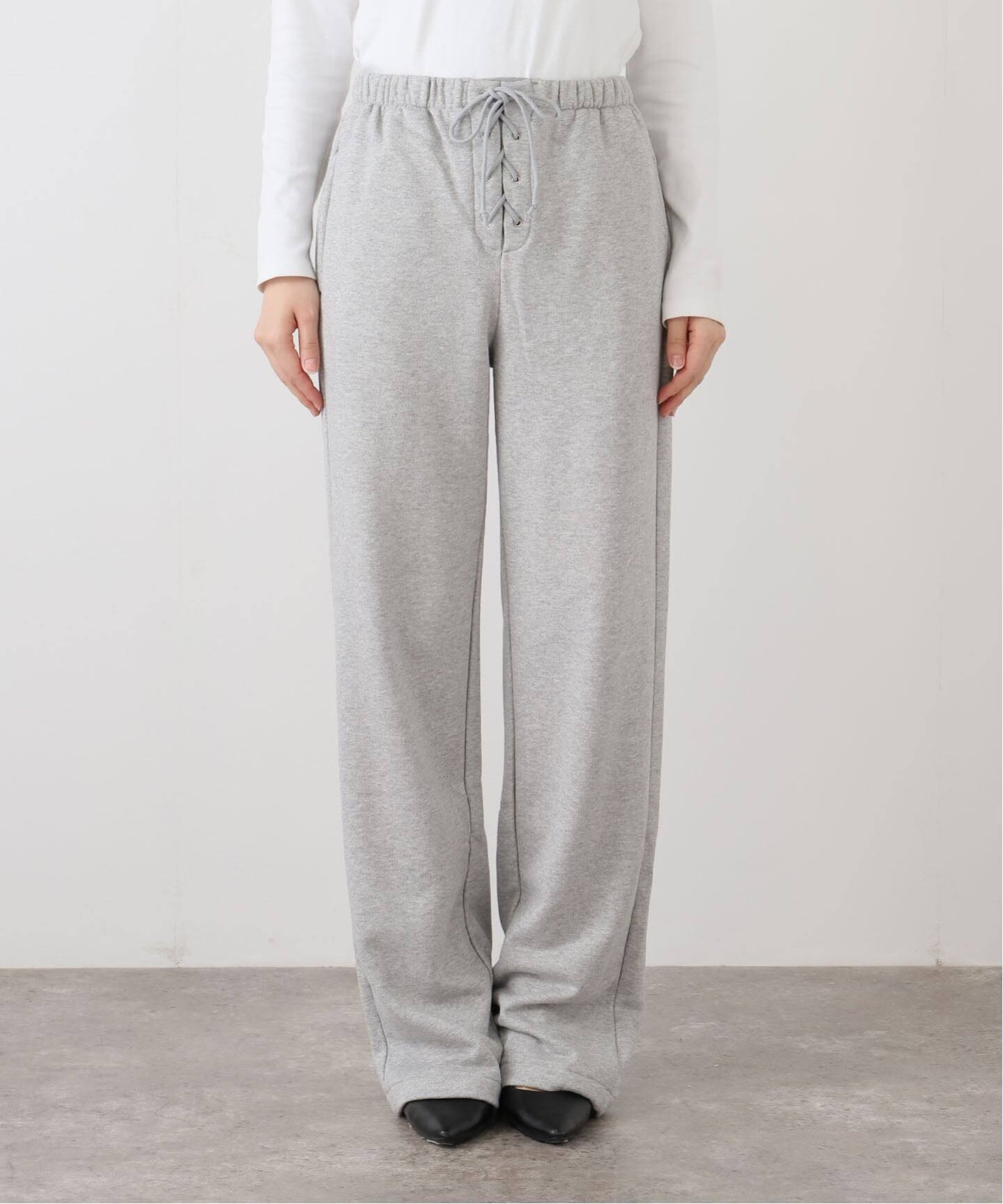 OPEN YY/オープンワイワイ LACE UP LOUNGE PANTS（スウェットパンツ