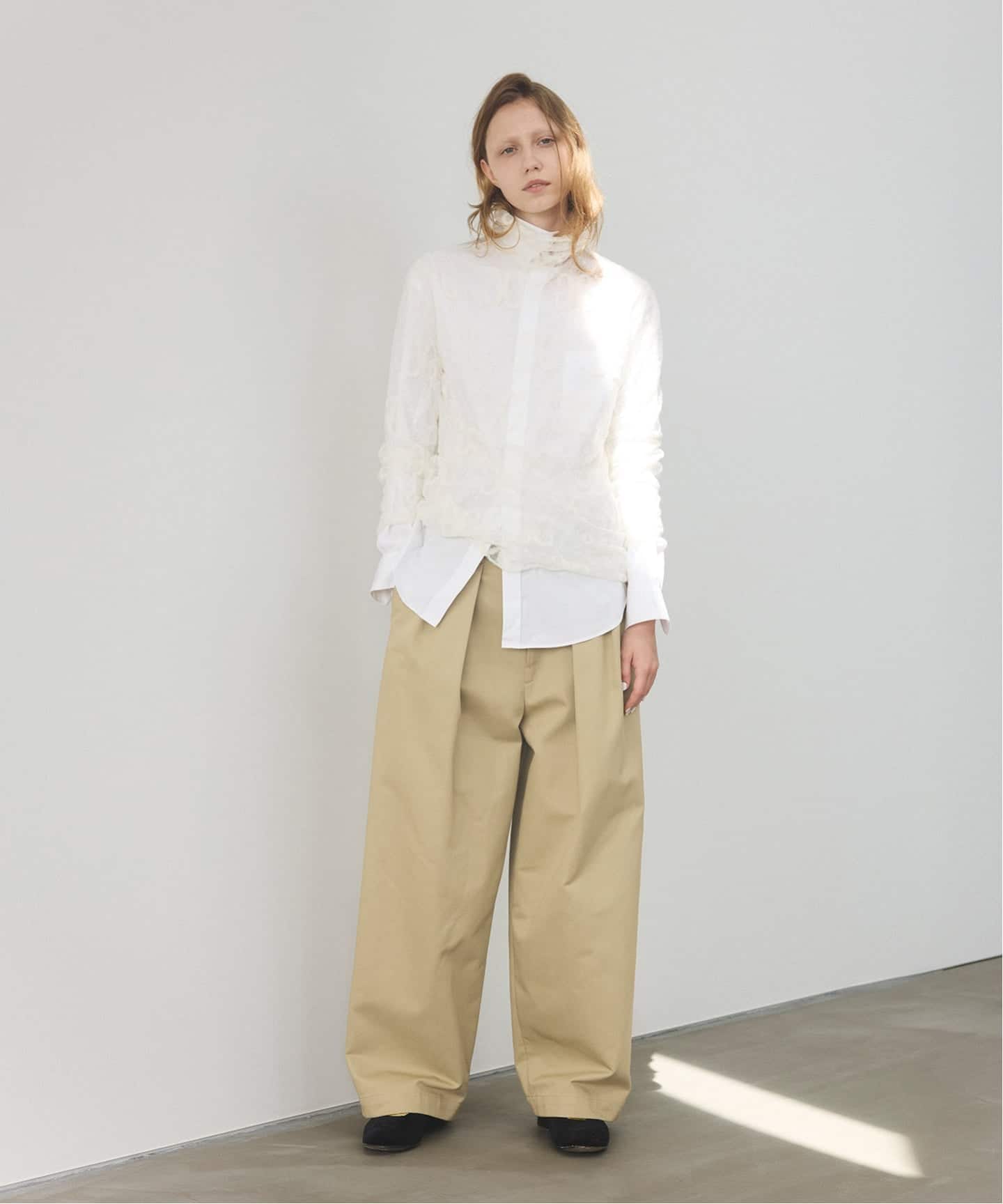 フレームワークDRAWING CHINO PANTS Spickand Span Saltwater Stretch Flat-Front Straight Fit Chino Pant