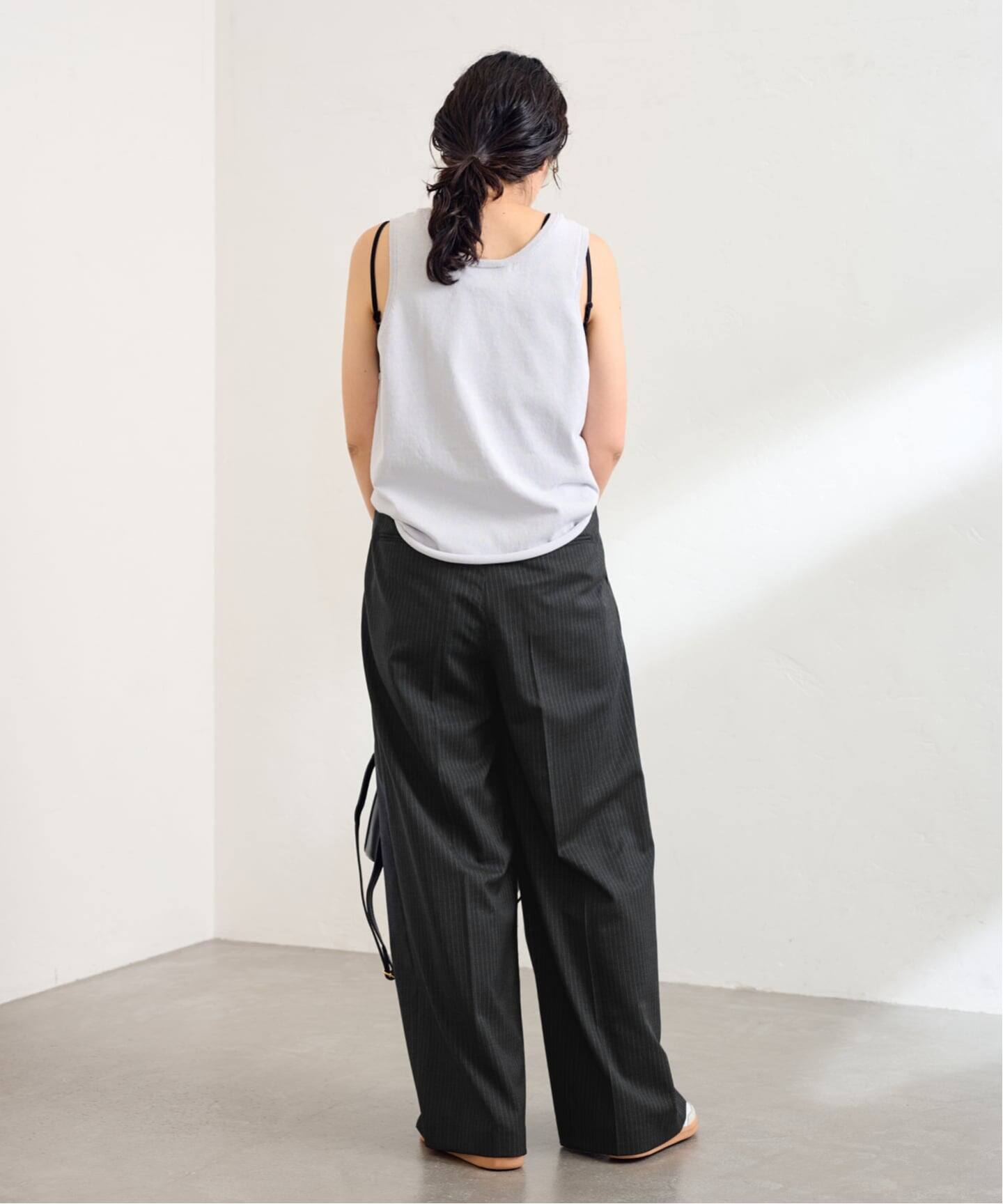 FRAMeWORK ワイドパンツ フレームワーク FRAMeWORK ≪≫UVカットワイドパンツ （ブラック