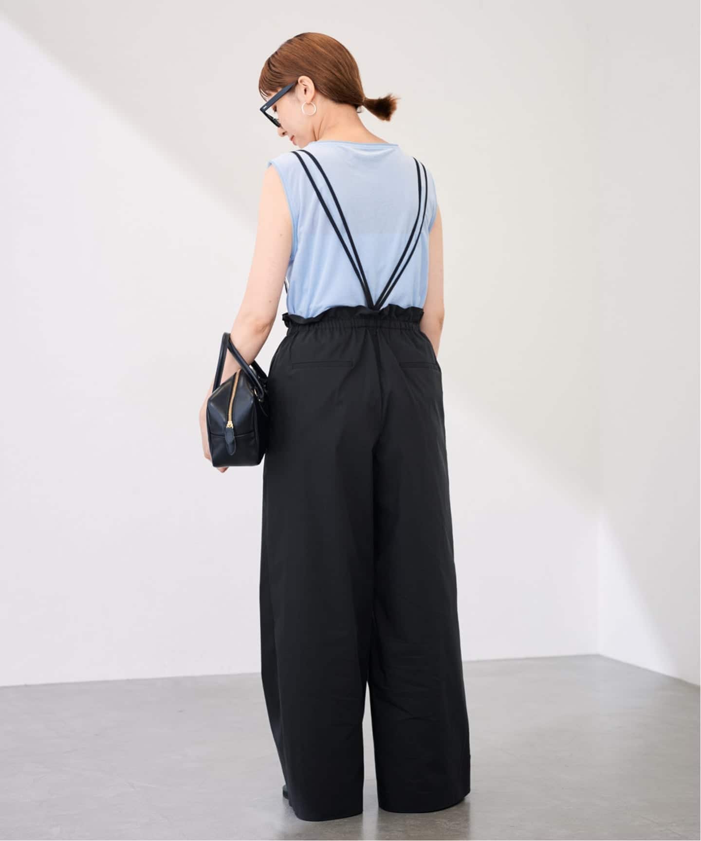 ギャザーサロペットパンツ（サロペット／オーバーオール）｜FRAMeWORK