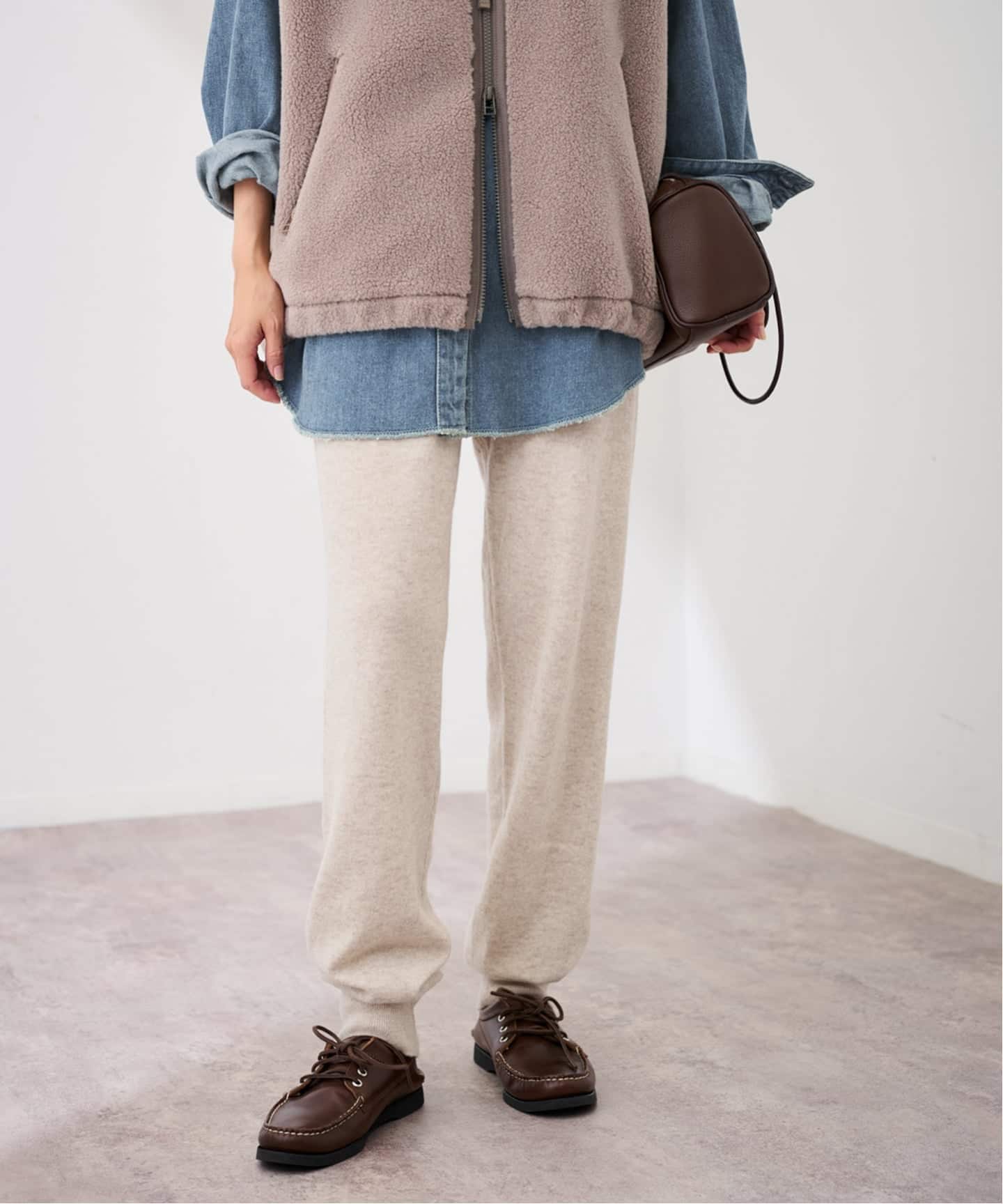 カシミヤ ニットパンツ（その他パンツ）｜FRAMeWORK（フレームワーク