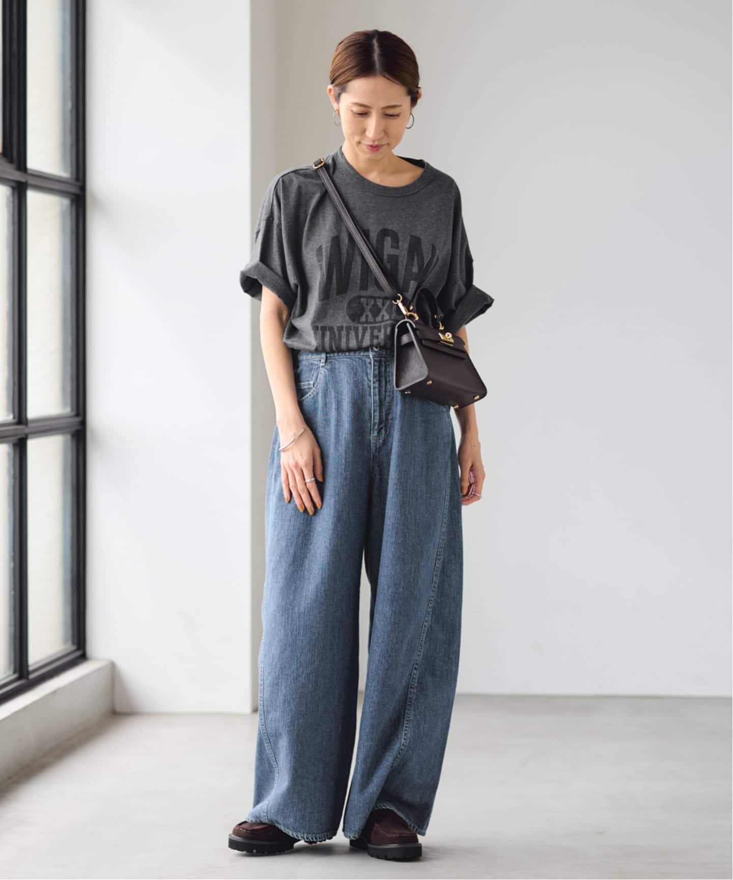 バレルフォルムデニムパンツ（デニムパンツ・ジーンズ