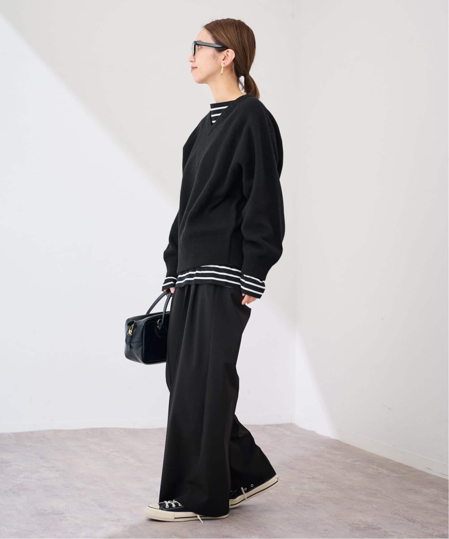 ≪追加≫ウォッシャブルTWタックワイドパンツ2（スラックス