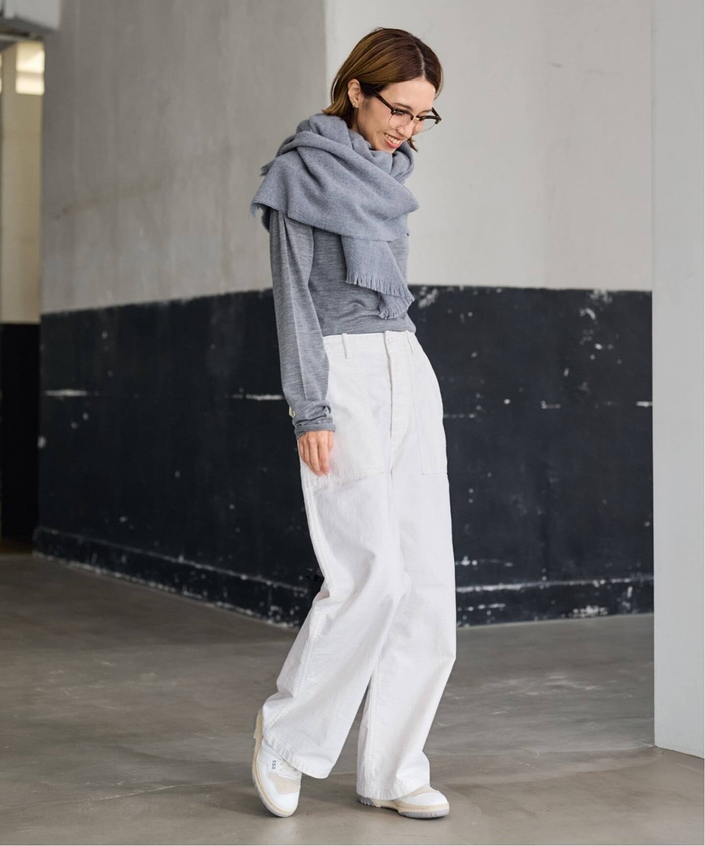 ≪一部カラーWEB限定≫ミリタリースラブバックサテンベイカーパンツ