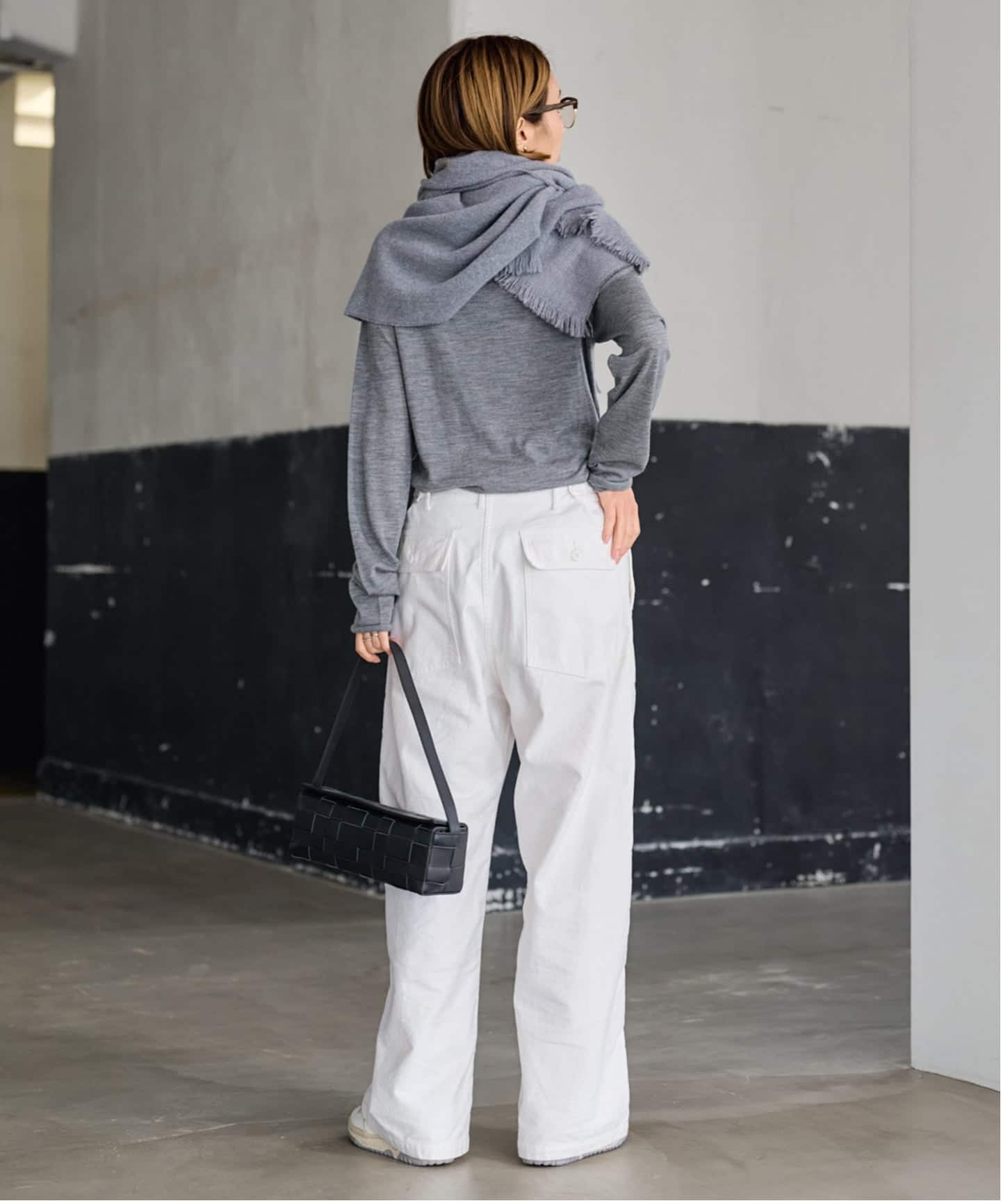 ≪一部カラーWEB限定≫ミリタリースラブバックサテンベイカーパンツ