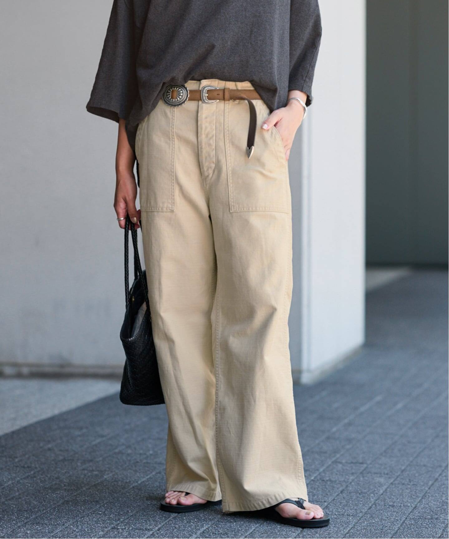 WORKADAY ワークパンツ ベージュ WORKADAY ワークパンツ ベージュ