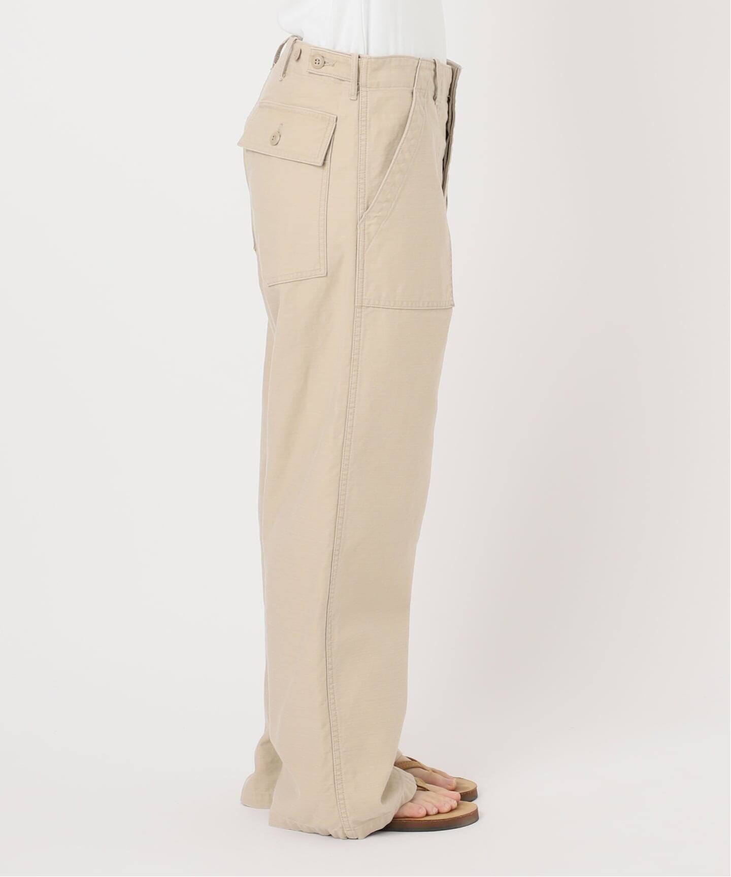 ≪一部カラーWEB限定≫ミリタリースラブバックサテンベイカーパンツ