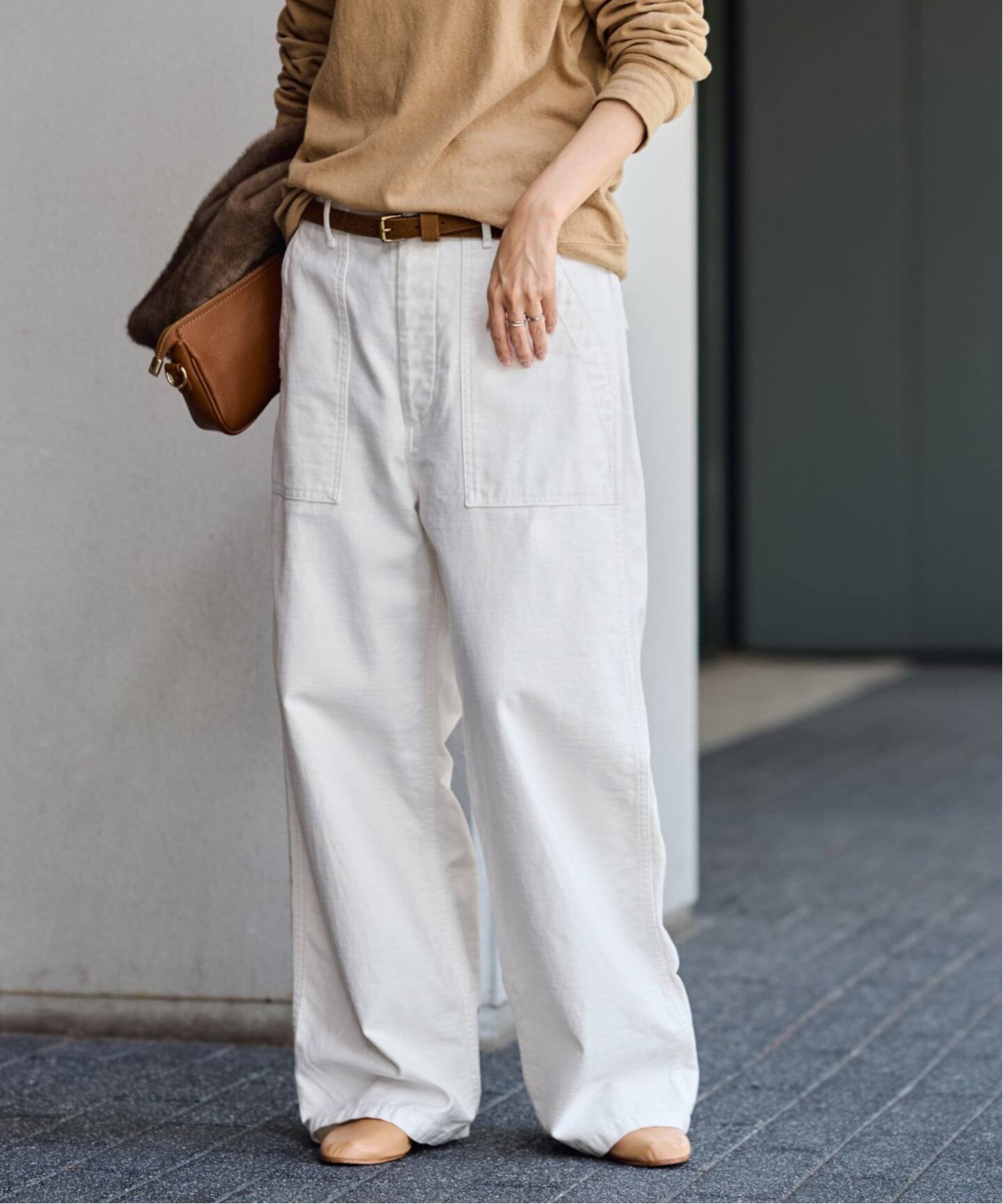 ≪追加≫ミリタリースラブバックサテンベイカーパンツ 2（カーゴパンツ