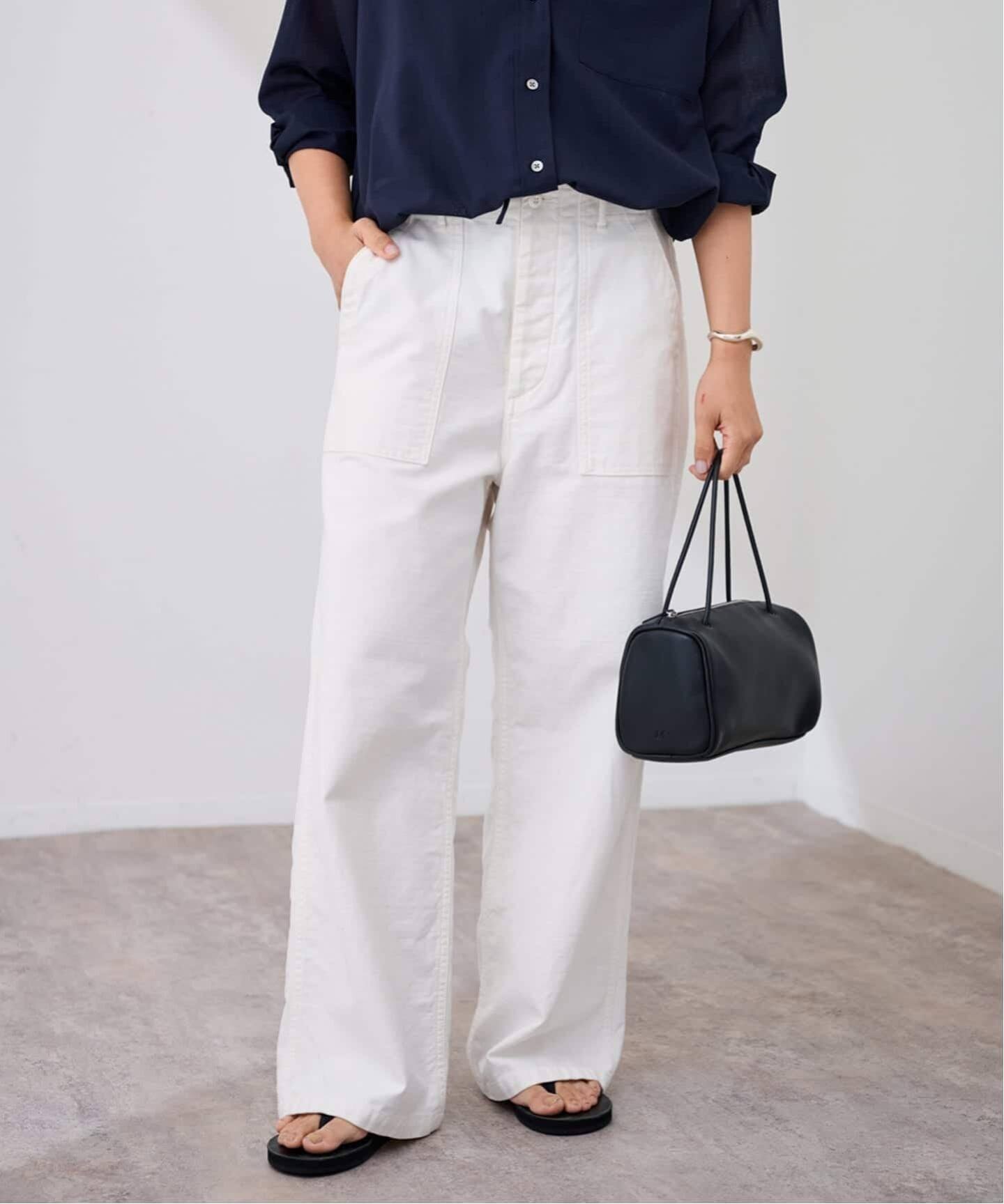 ≪追加≫ミリタリースラブバックサテンベイカーパンツ 2（カーゴパンツ