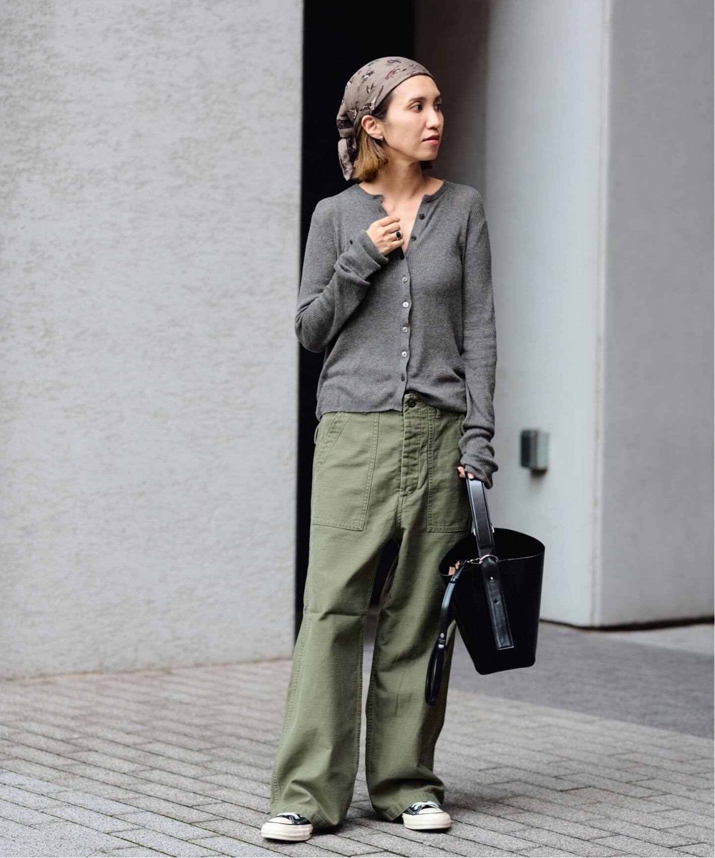 ≪追加≫ミリタリースラブバックサテンベイカーパンツ 2（カーゴ