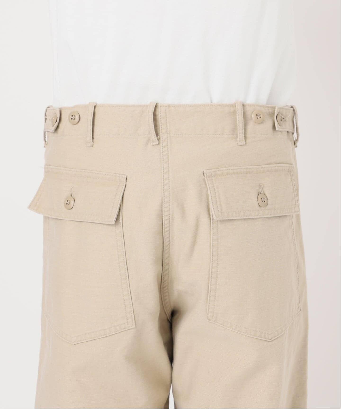 ≪追加≫ミリタリースラブバックサテンベイカーパンツ 2（カーゴパンツ