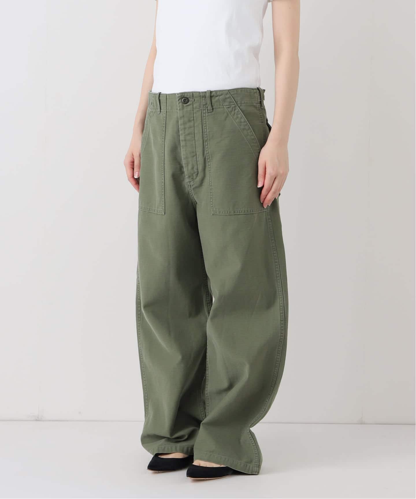 ≪追加≫ミリタリースラブバックサテンベイカーパンツ 2（カーゴ