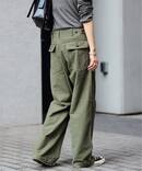 ≪追加≫ミリタリースラブバックサテンベイカーパンツ 2