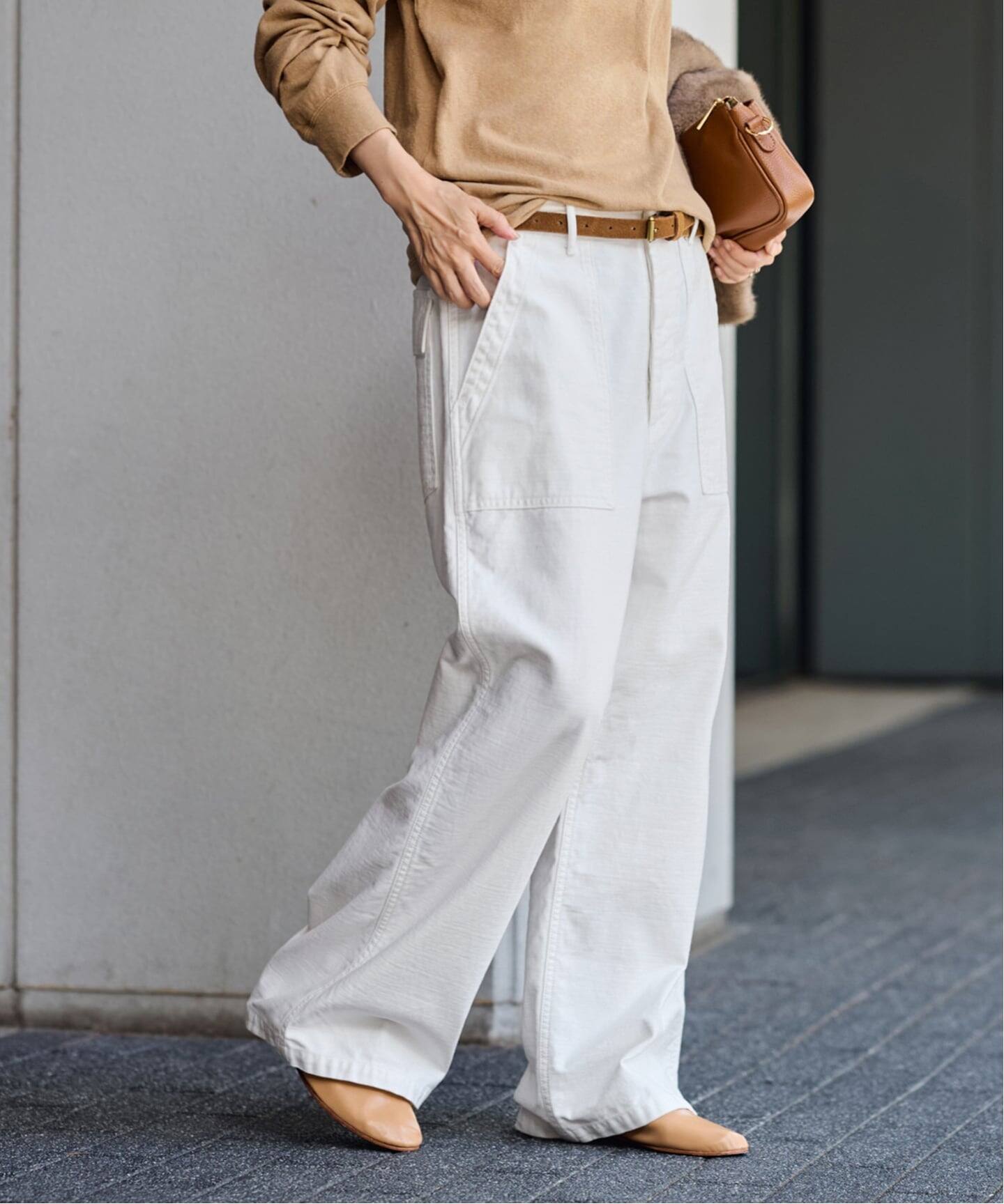 ≪追加≫ミリタリースラブバックサテンベイカーパンツ3（カーゴパンツ