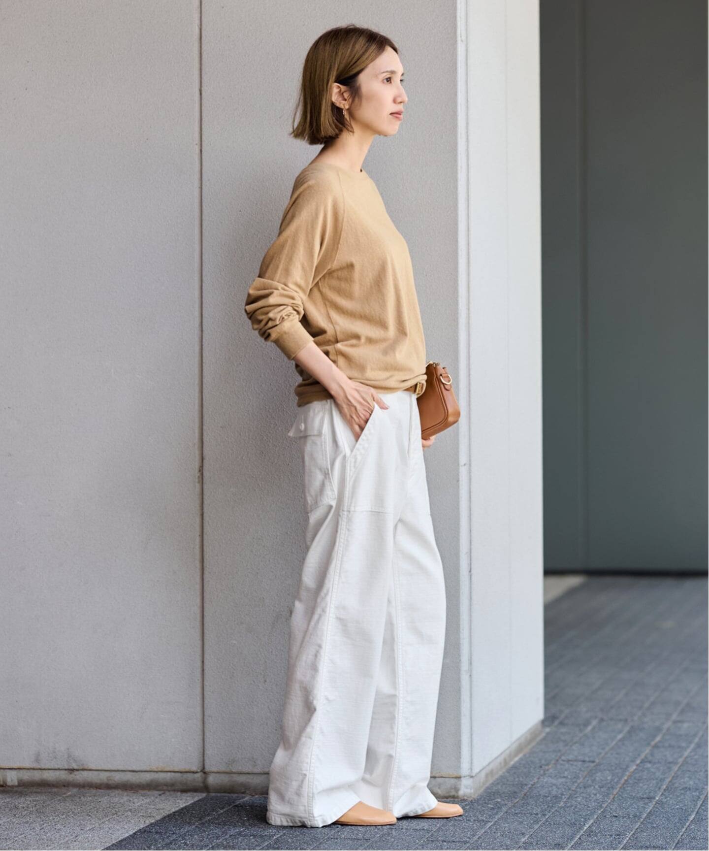 ≪追加≫ミリタリースラブバックサテンベイカーパンツ 4（カーゴパンツ