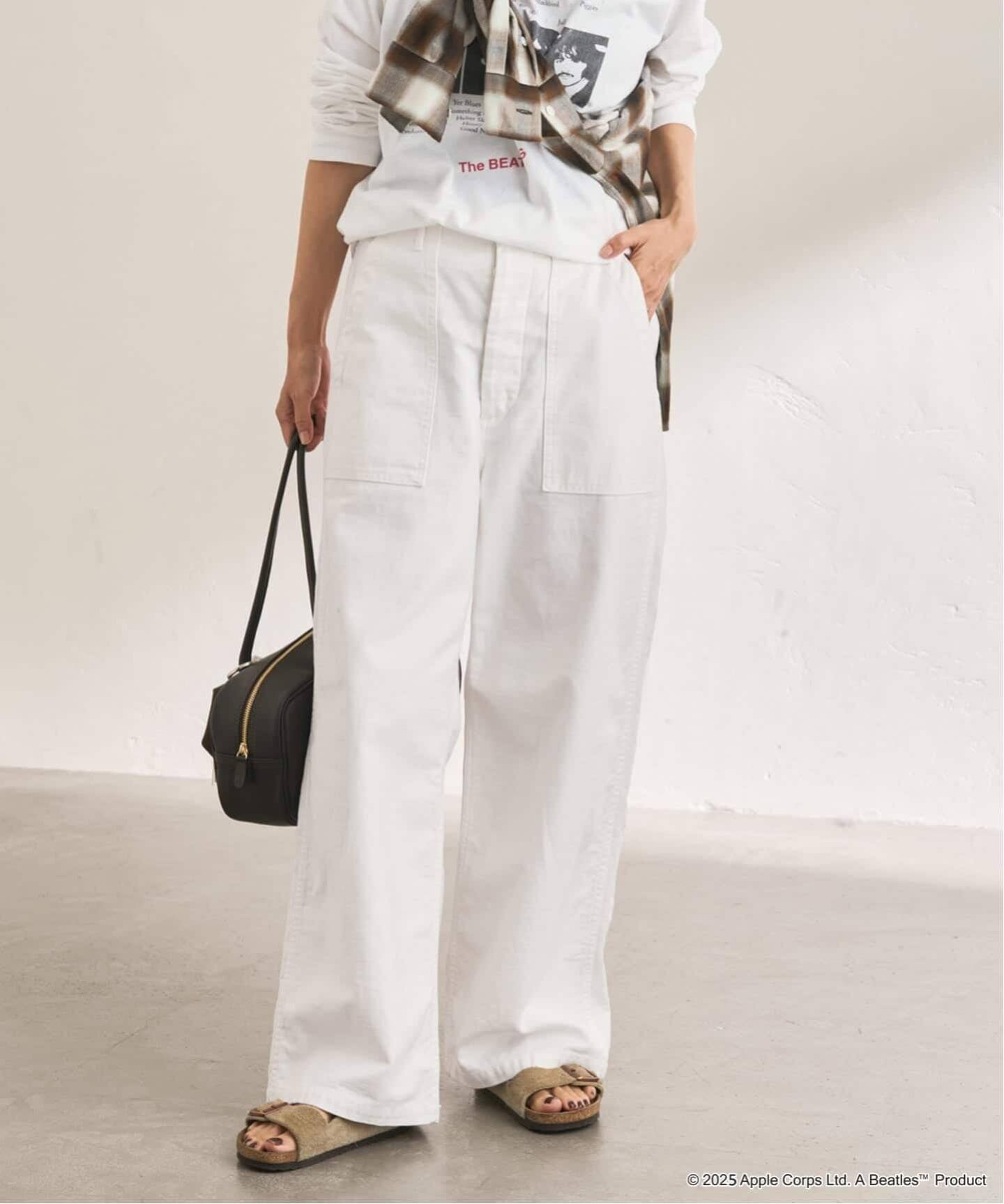 ≪追加≫ミリタリースラブバックサテンベイカーパンツ 4（カーゴパンツ