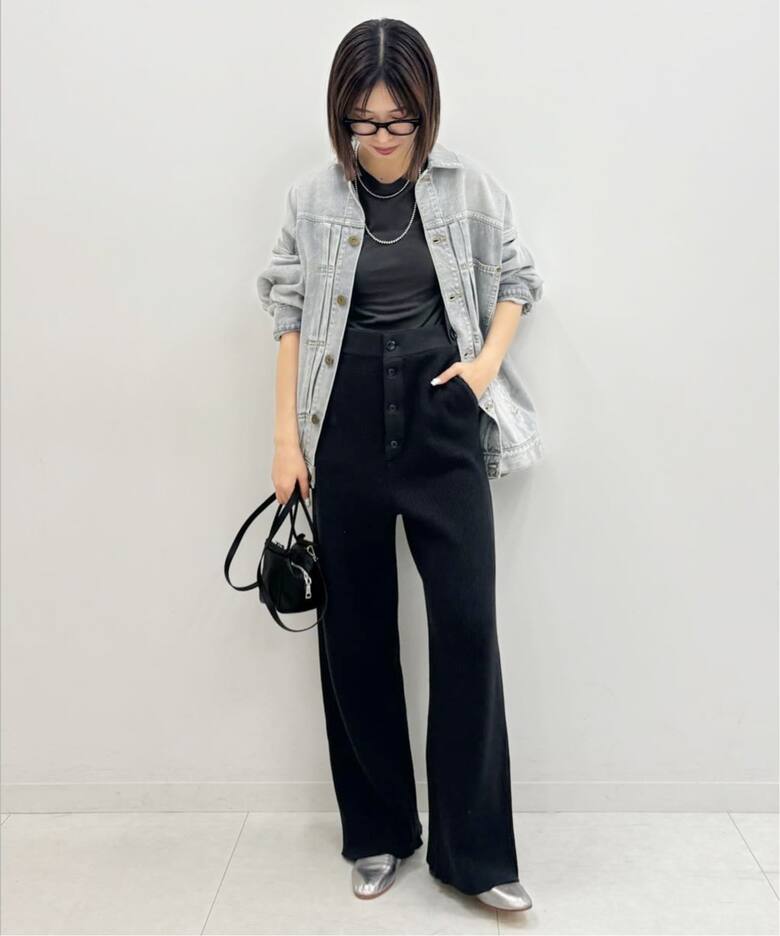 ワッフルサスペンダー付きパンツ（その他パンツ）｜FRAMeWORK  