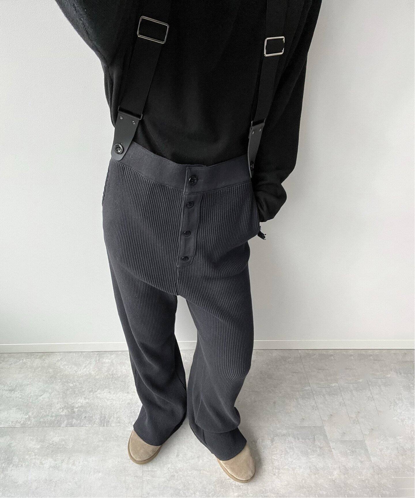 ワッフルサスペンダー付きパンツ（その他パンツ）｜FRAMeWORK