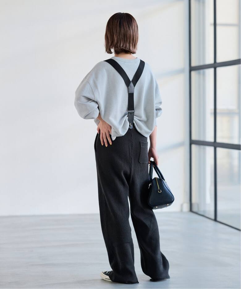 ワッフルサスペンダー付きパンツ（その他パンツ）｜FRAMeWORK 