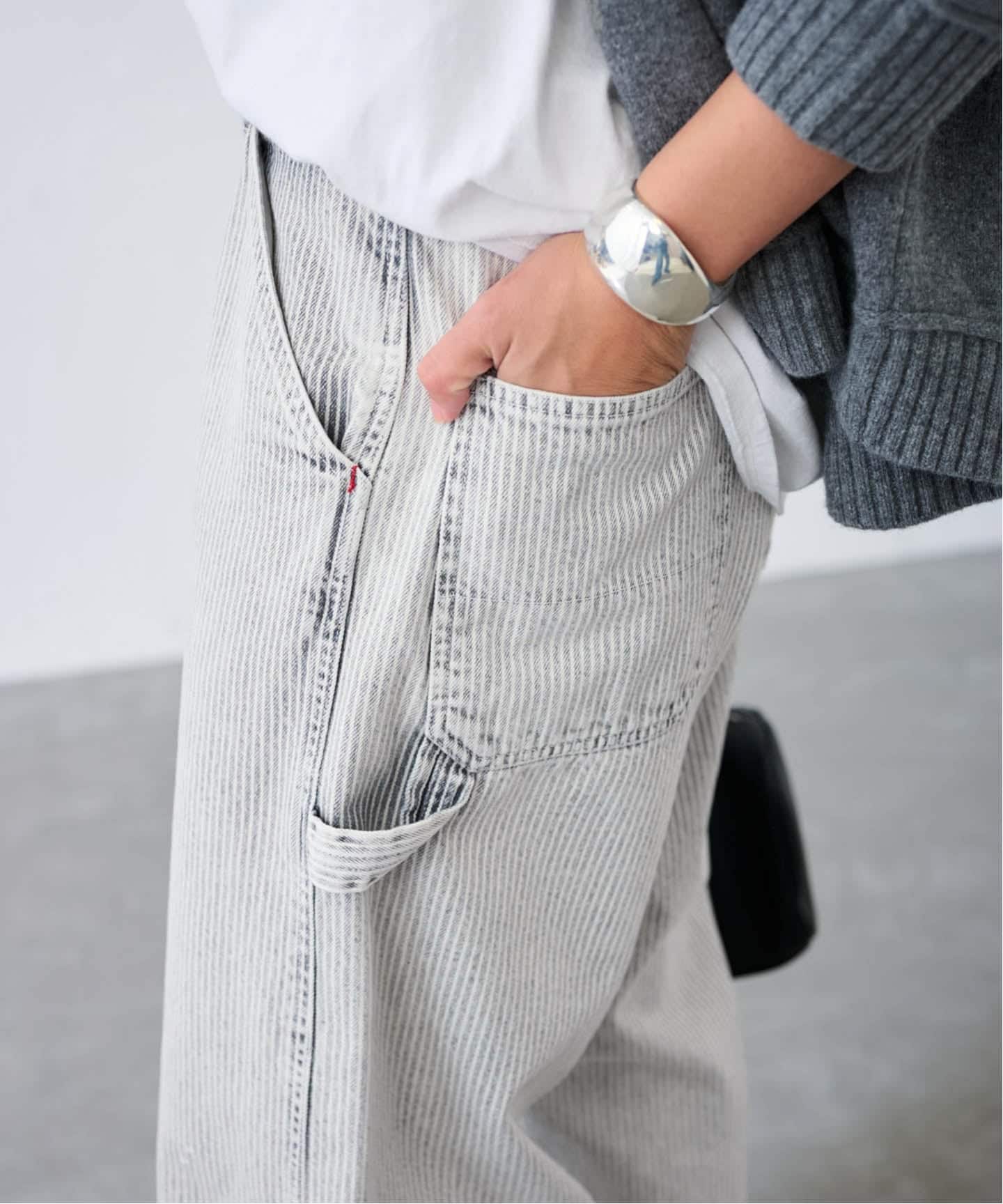 ブリーチリペアヒッコリーパンツ（その他パンツ）｜FRAMeWORK