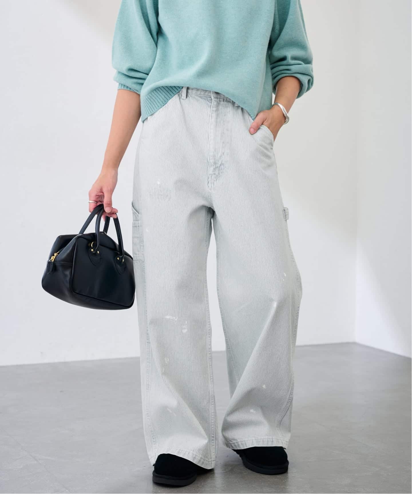 ブリーチリペアヒッコリーパンツ（その他パンツ）｜FRAMeWORK