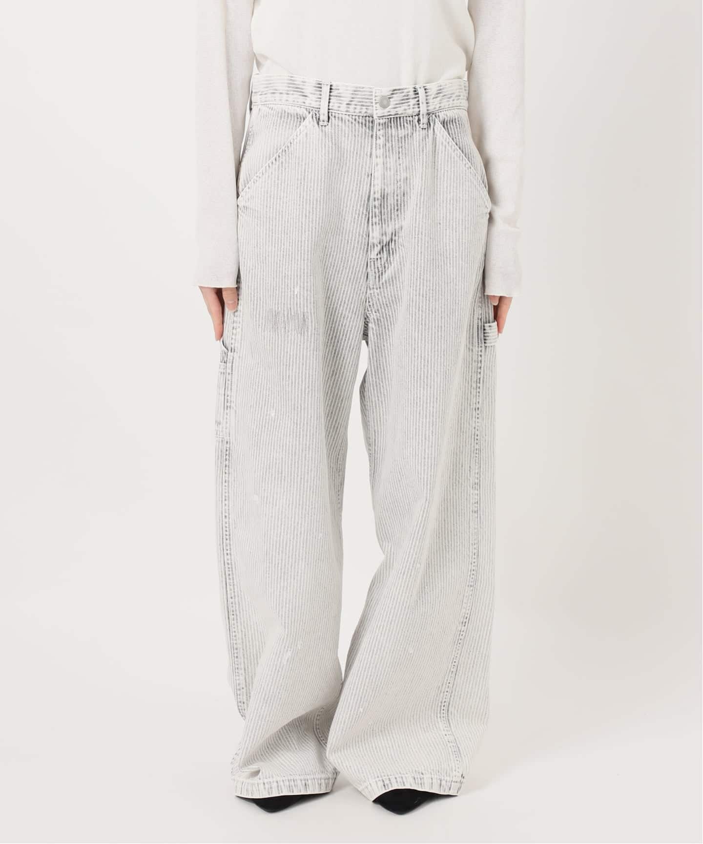 ブリーチリペアヒッコリーパンツ（その他パンツ）｜FRAMeWORK