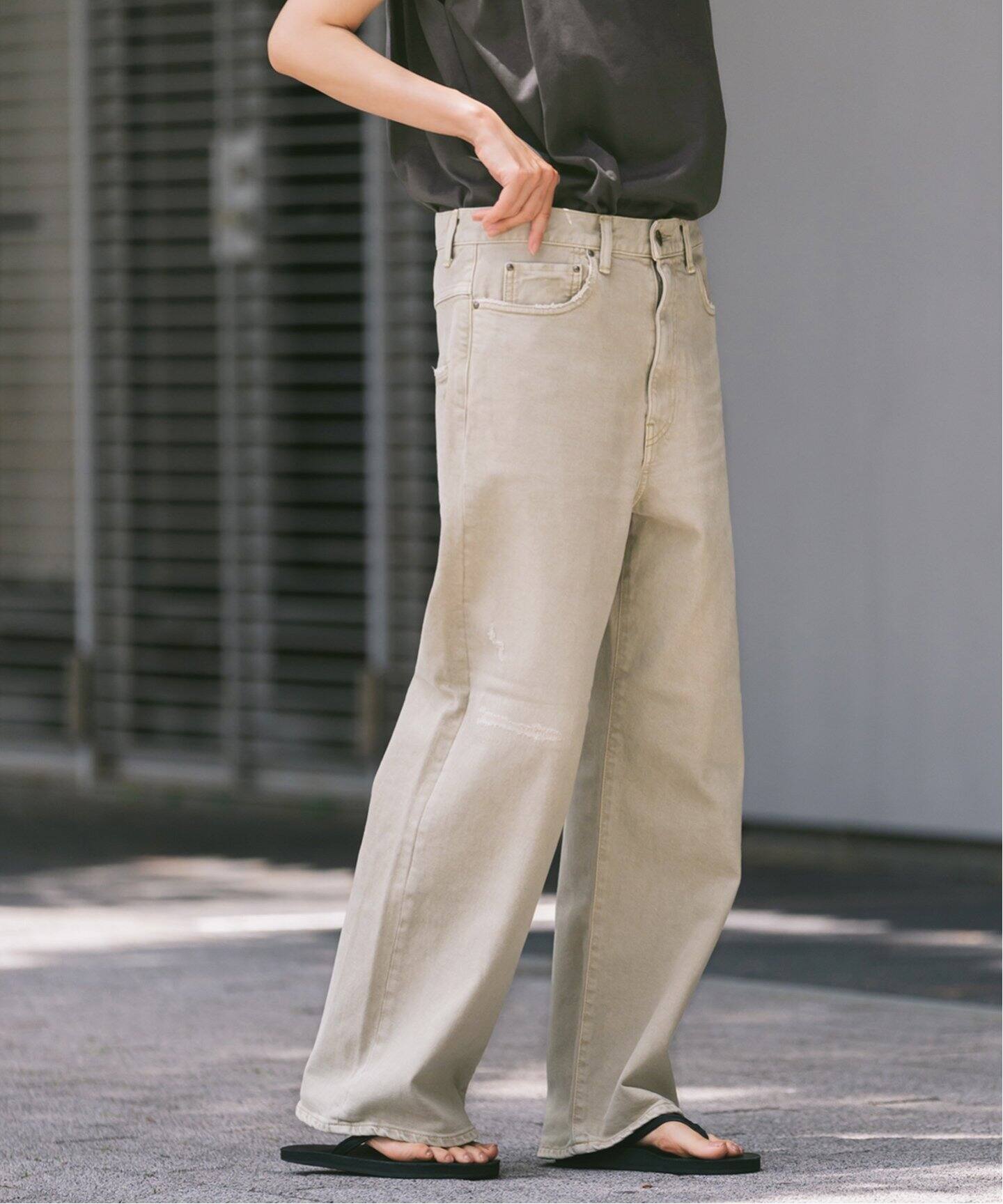 ≪追加・ベストセラー≫デニムストレートパンツ2（デニムパンツ