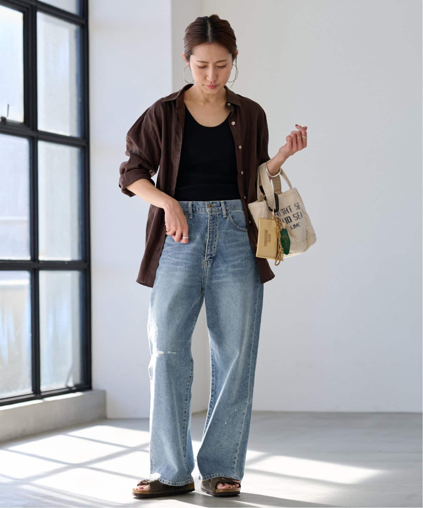 ベイクルーズ FRAMeWORK デニムストレートパンツ ≪追加・ベストセラー≫デニムストレートパンツ3（デニムパンツ