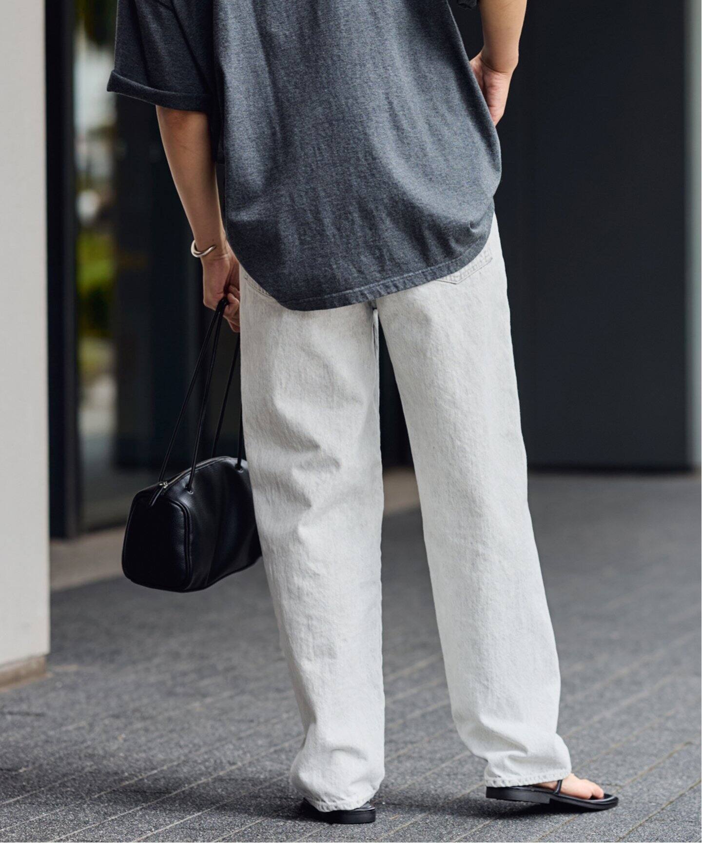 5Pストレートレッグデニムパンツ（デニムパンツ・ジーンズ