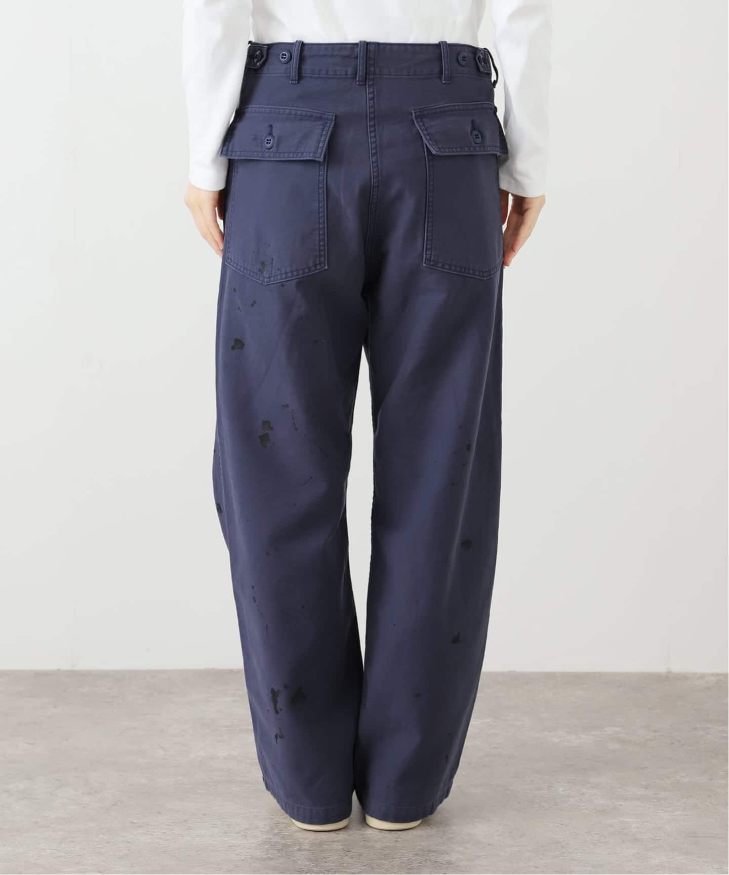 ミリタリースラブペイントベイカーパンツ（その他パンツ）｜FRAMeWORK