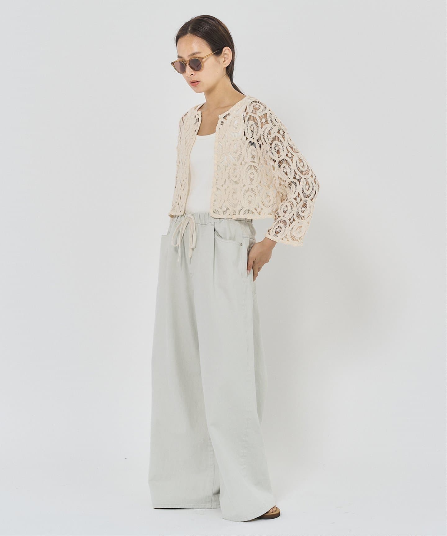 OUT OF FRAMe IvorySelvedgeデニムパンツ（デニムパンツ・ジーンズ