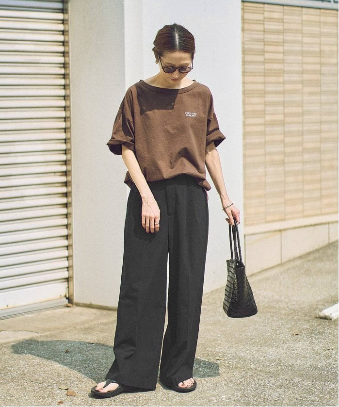 ≪WEB限定追加≫ウォッシャブルTWタックワイドパンツ（スラックス