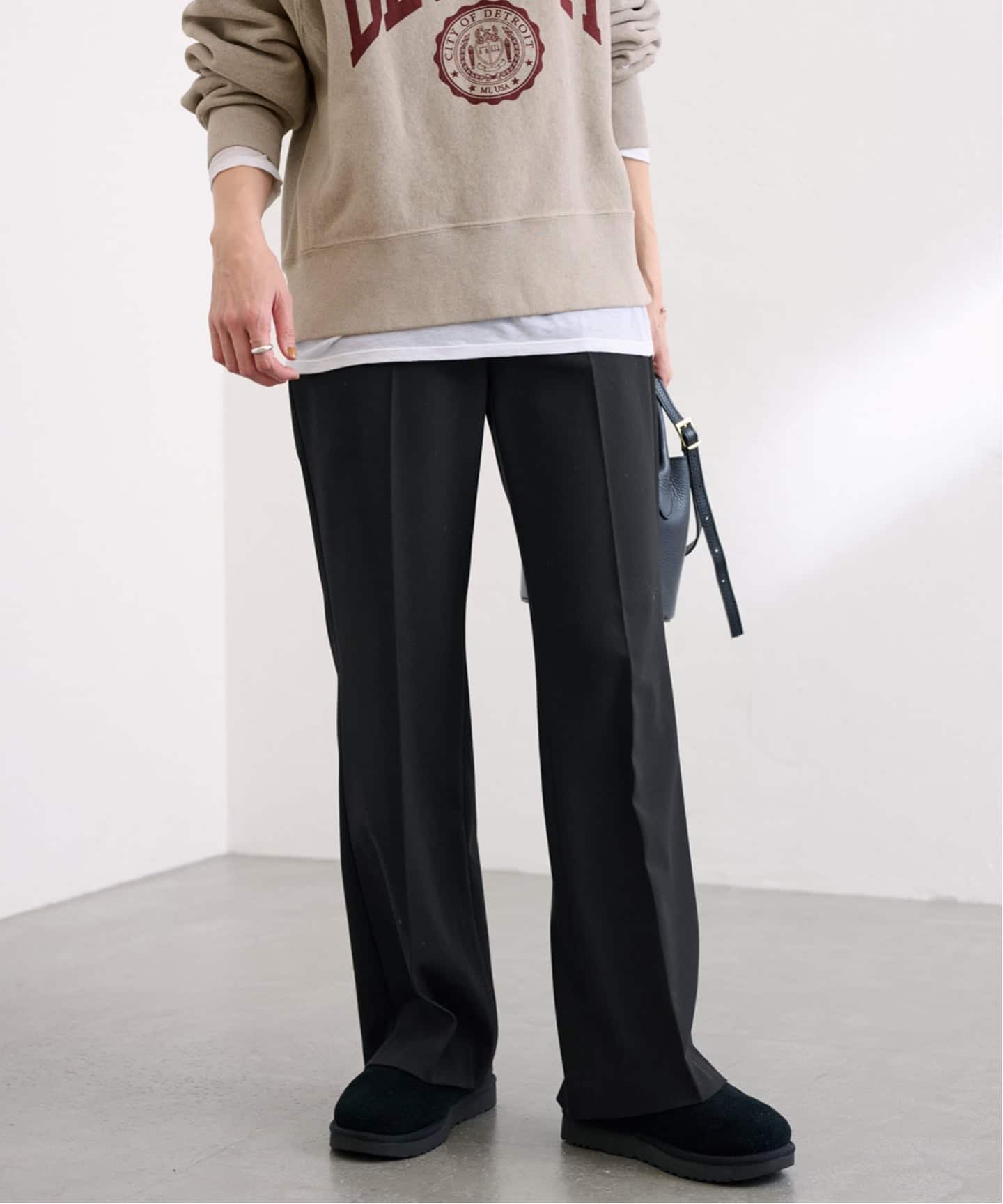 ≪追加≫裏起毛フレアパンツ 2（スラックス）｜FRAMeWORK（フレーム