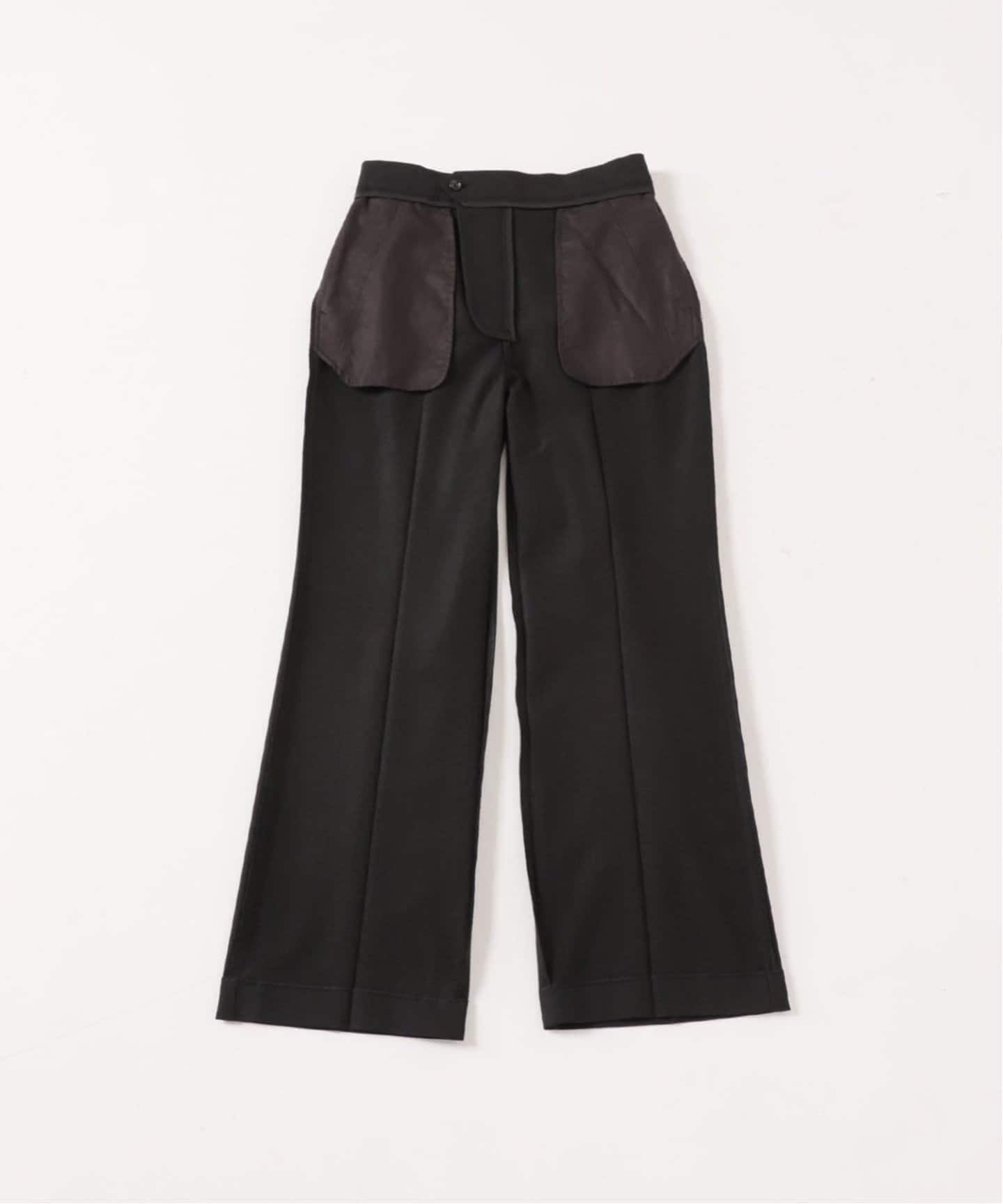 フレームワーク　裏起毛フレアパンツ　３　2025aw 今期　38 ブラック ≪追加≫裏起毛フレアパンツ 3（スラックス）｜FRAMeWORK（フレーム