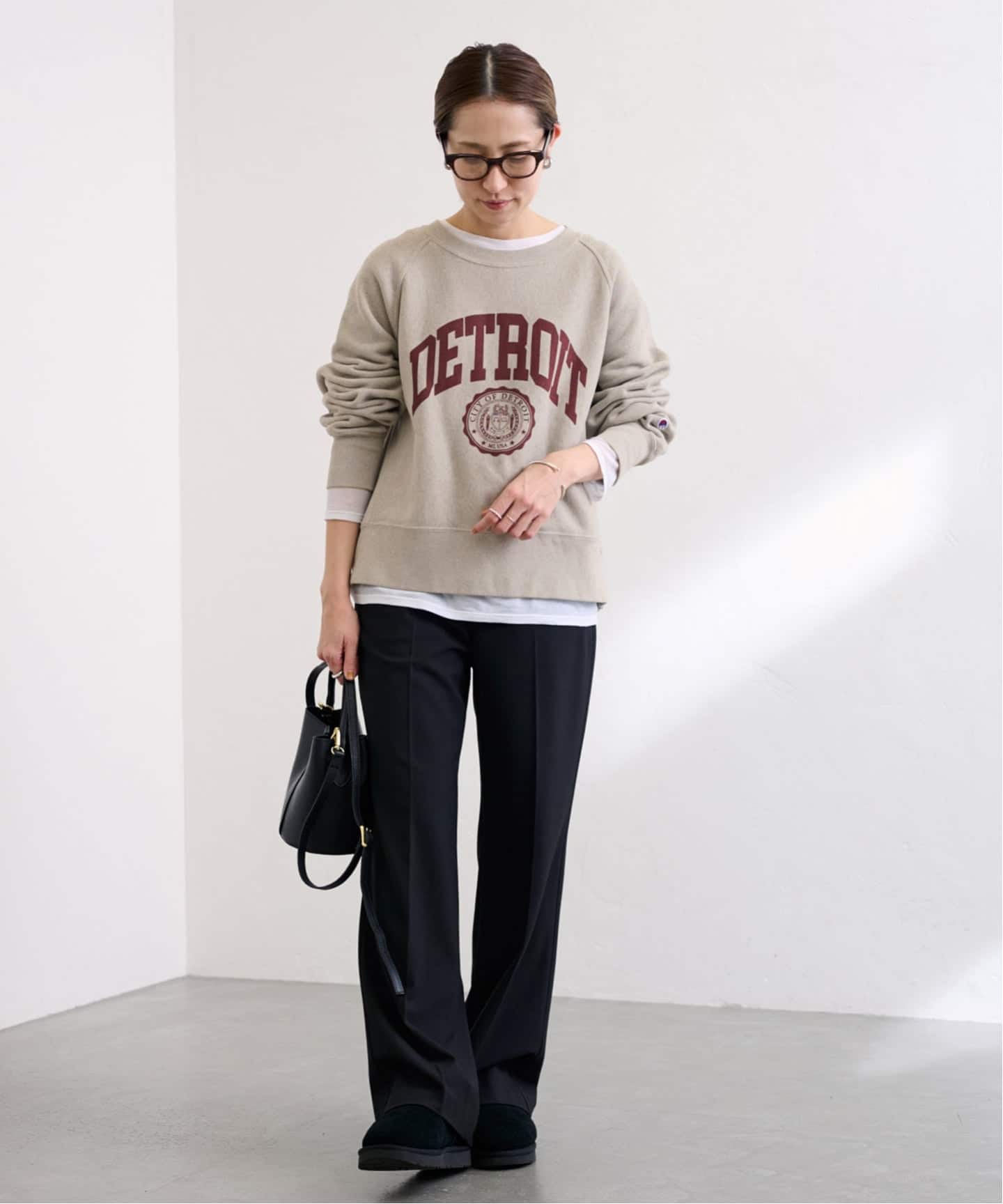 ≪追加≫裏起毛フレアパンツ 5（スラックス）｜FRAMeWORK（フレーム