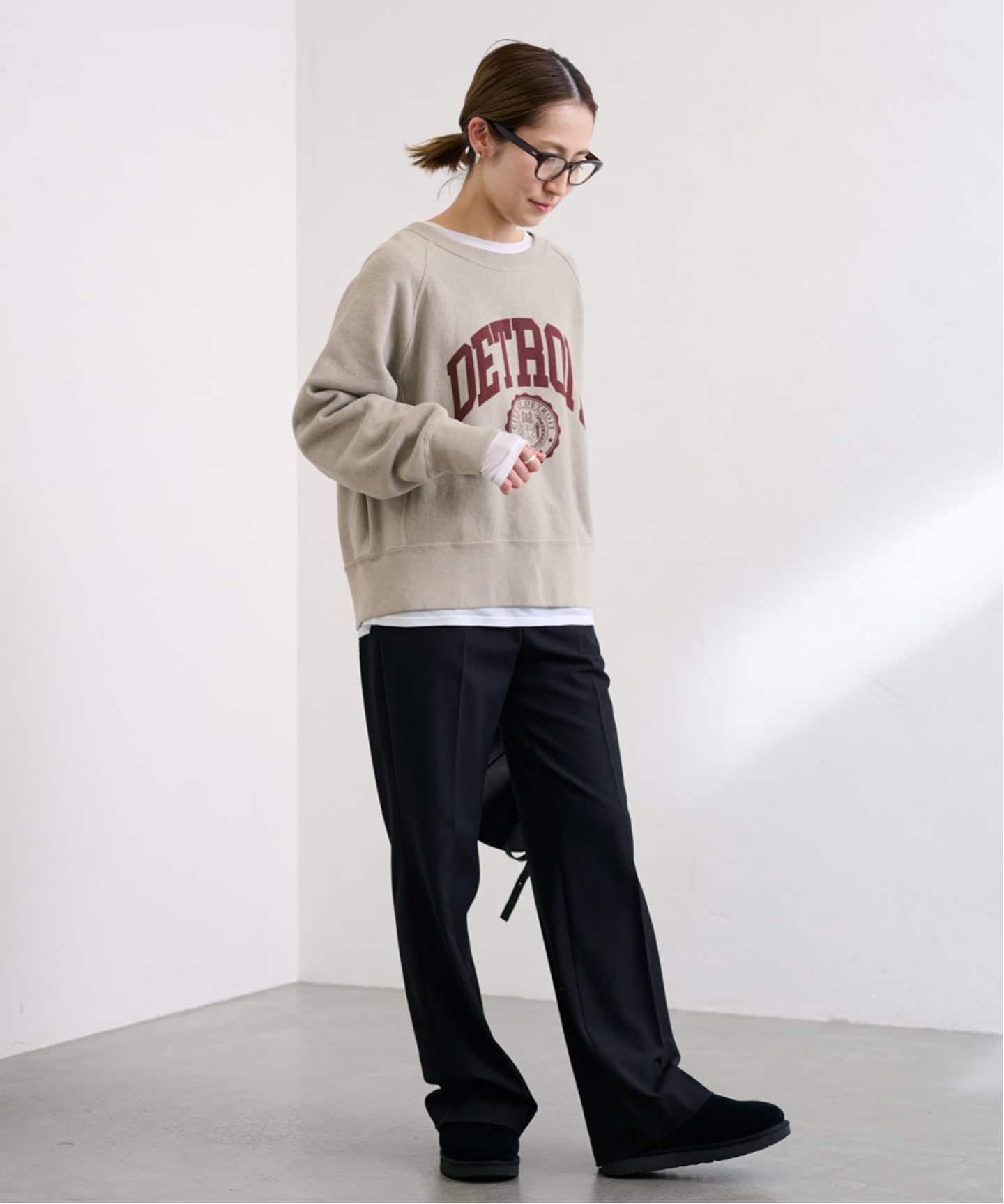 ≪追加≫裏起毛フレアパンツ 5（スラックス）｜FRAMeWORK（フレーム