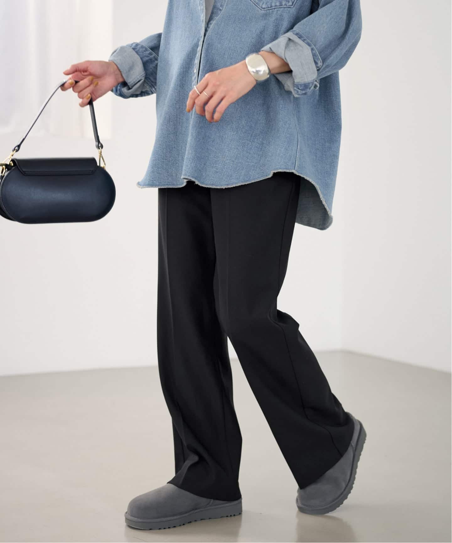 ≪WEB限定 / 追加予約≫裏起毛フレアパンツ 6（スラックス