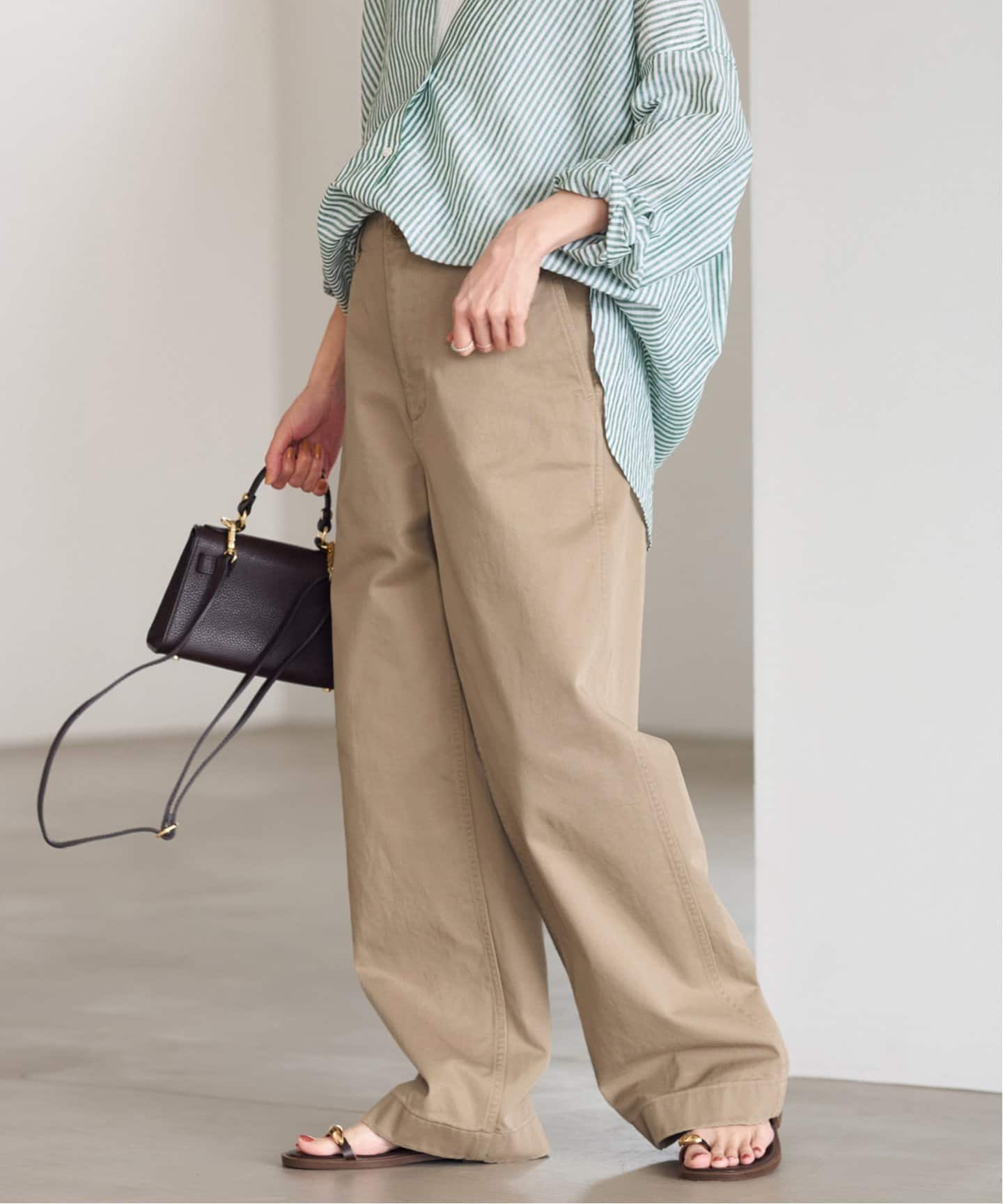 フレームワーク24AW LOOSE FIT CHINO PANTSチノパン38 ≪追加≫OVER SIZED CHINO パンツ（チノパンツ）｜FRAMeWORK